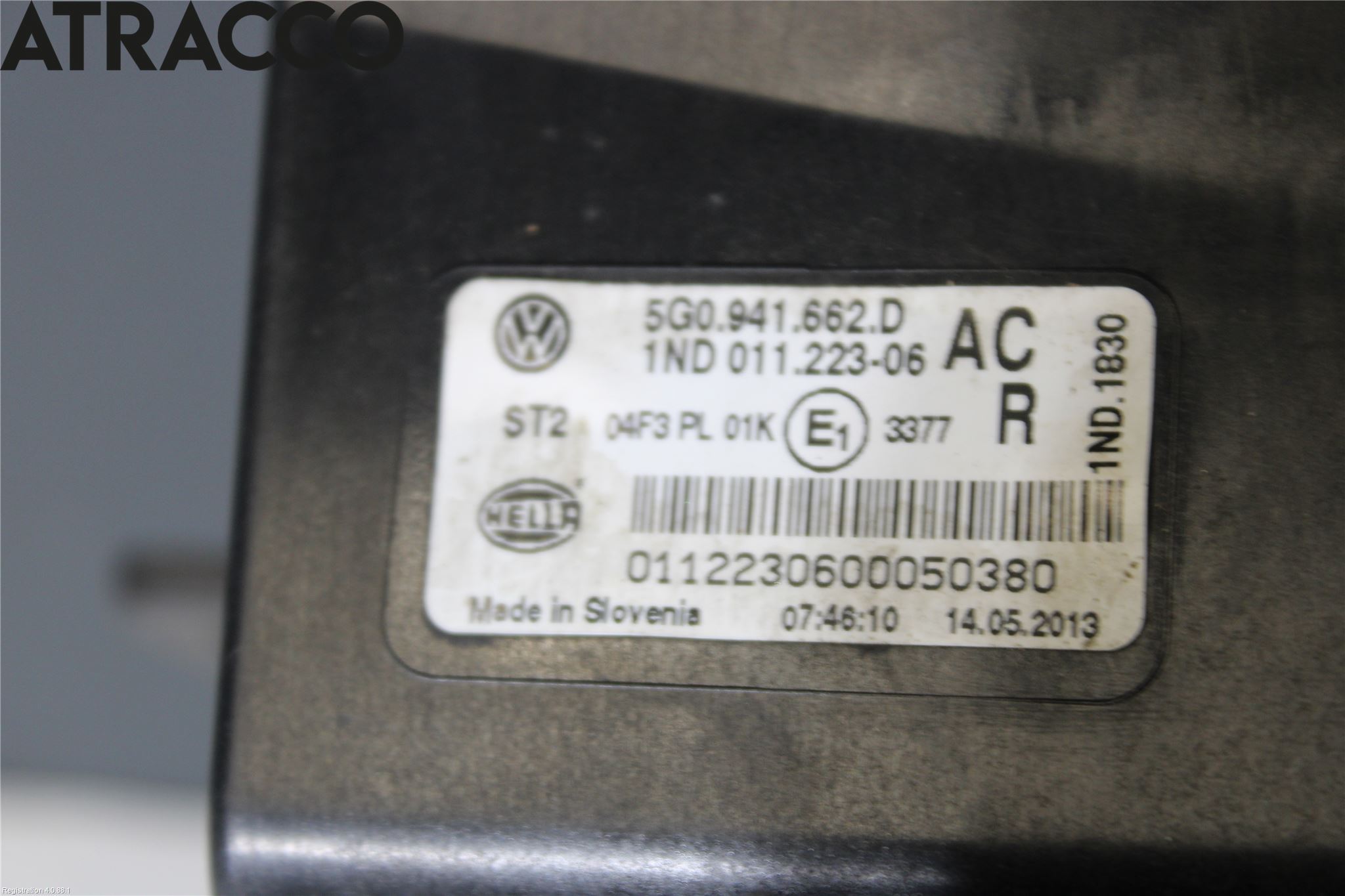 Volkswagen VW GOLF / E-GOLF VII 13-20 Frontlykt-Kurve-Tåkelys