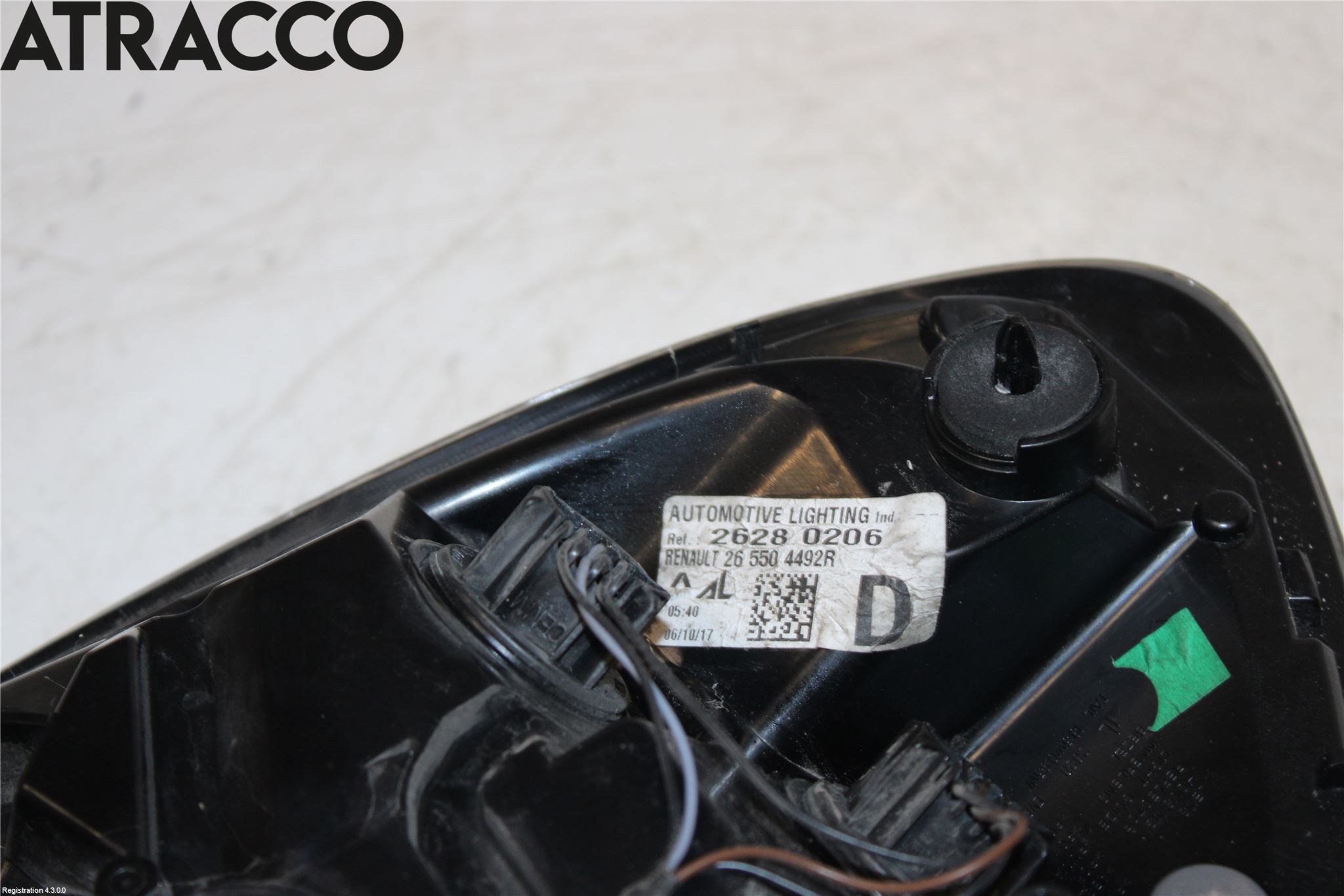 Renault ZOE/E-TECH 13- Baklykt Høyre