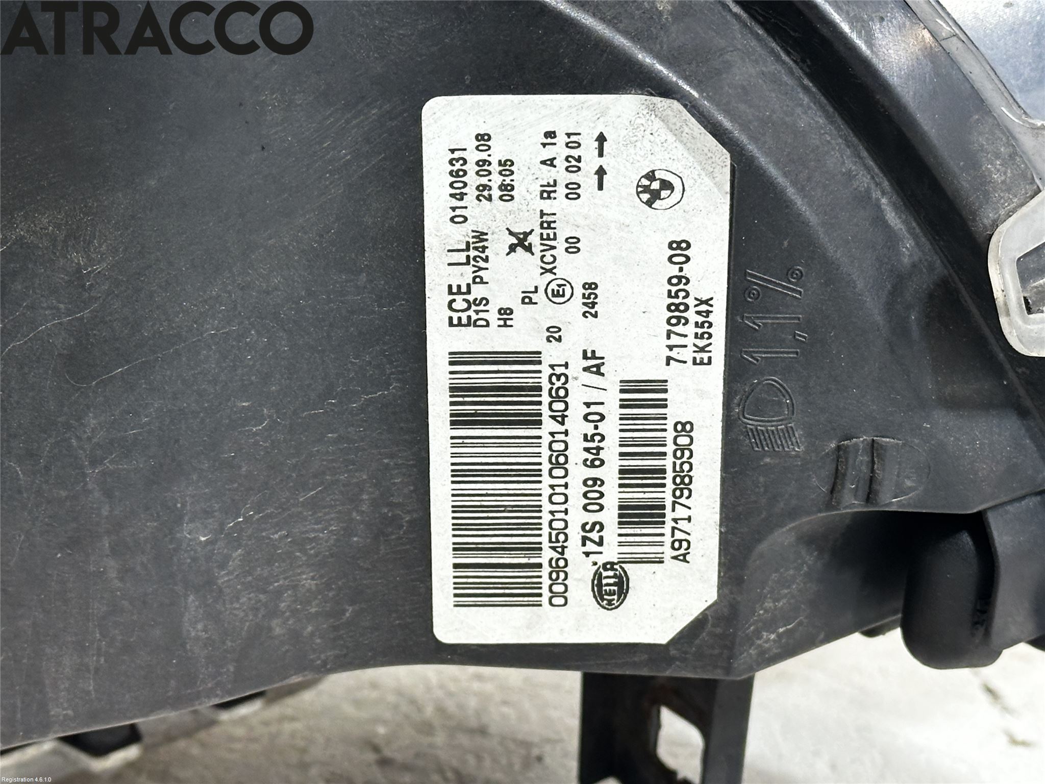 BMW X6 E71/E72   08-14 Frontlykt Venstre