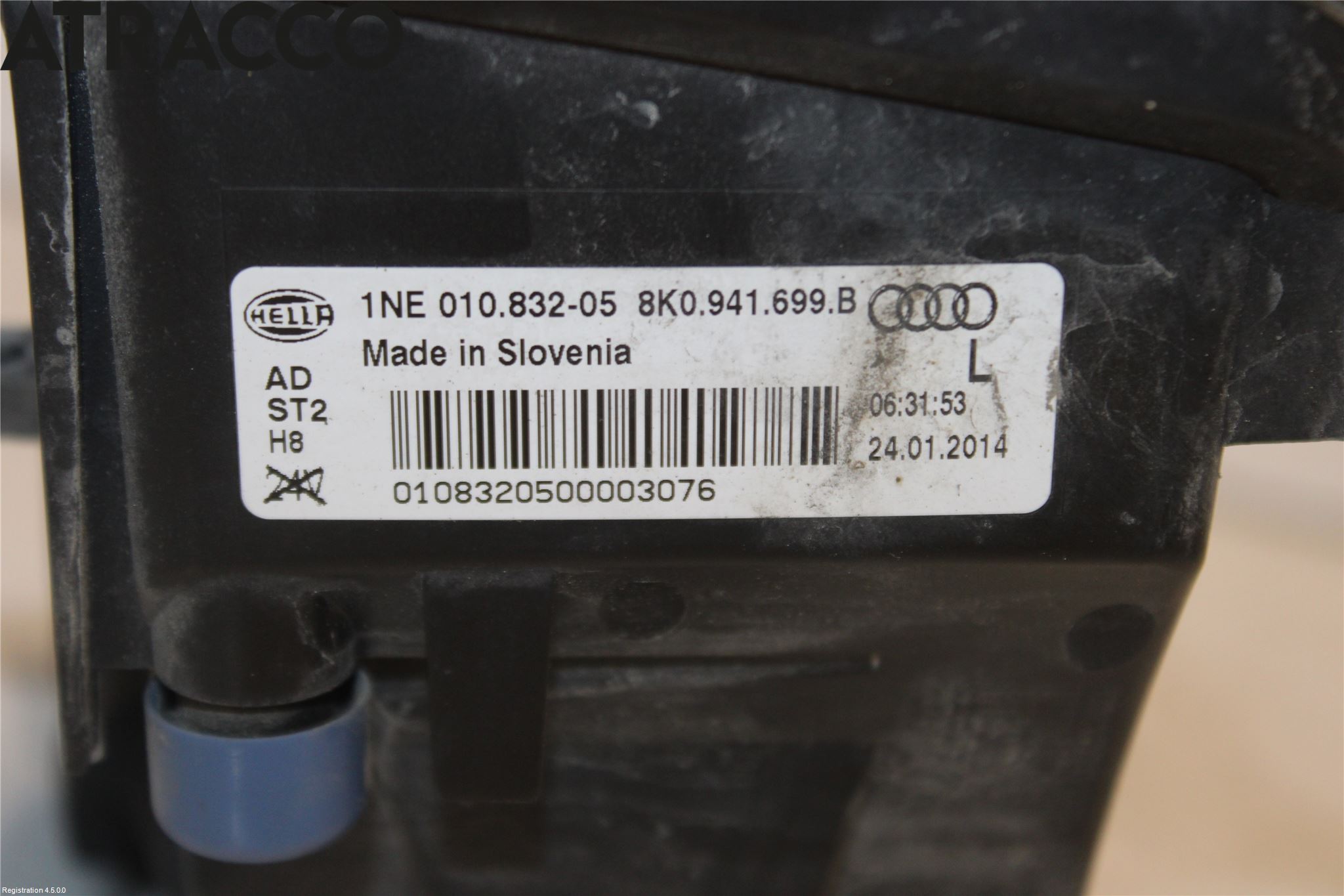 Audi A4 12-15 Frontlykt-Kurve-Tåkelys