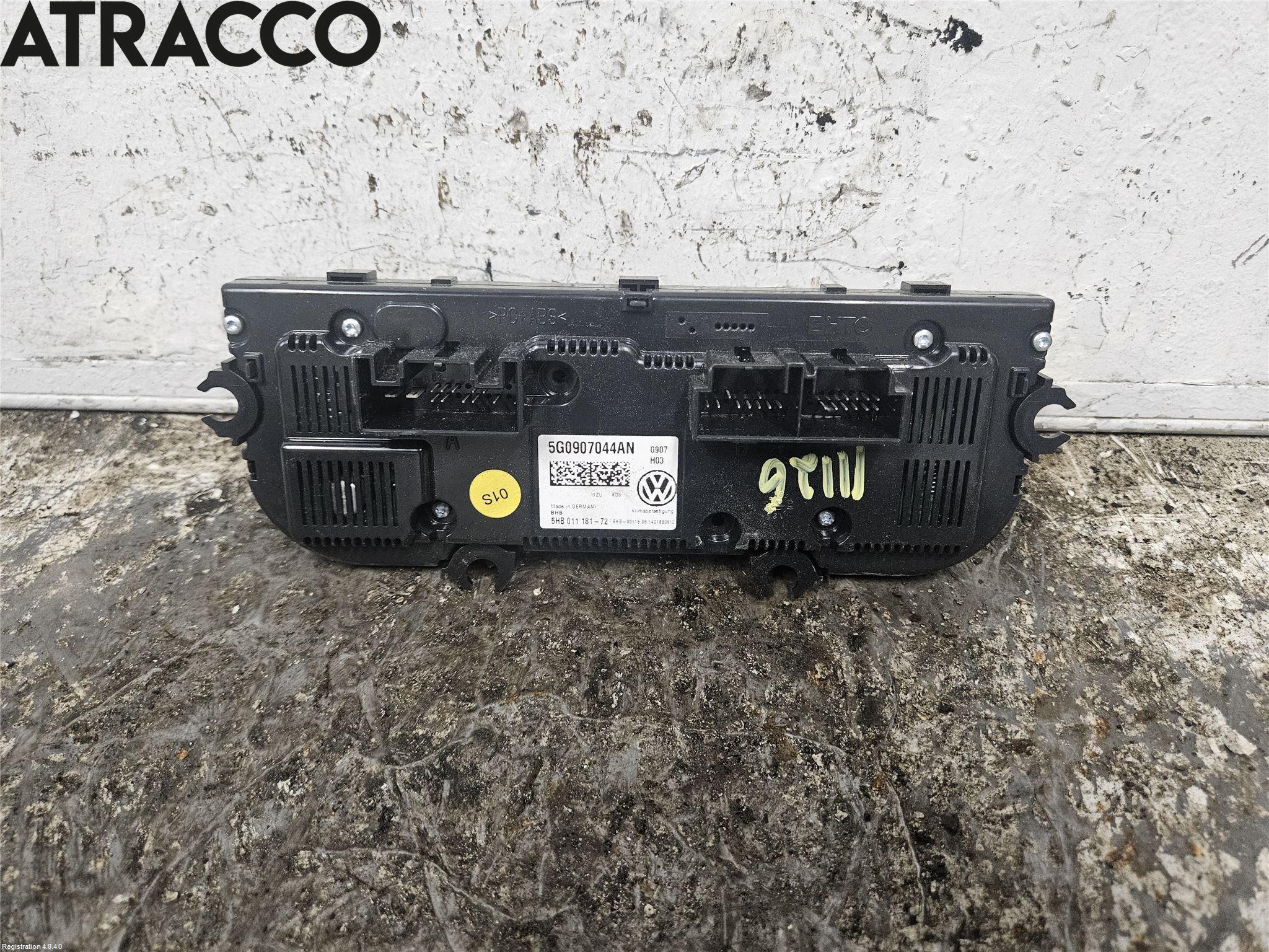 Volkswagen VW GOLF VI 09-13 Varme Ac Betjening-Display