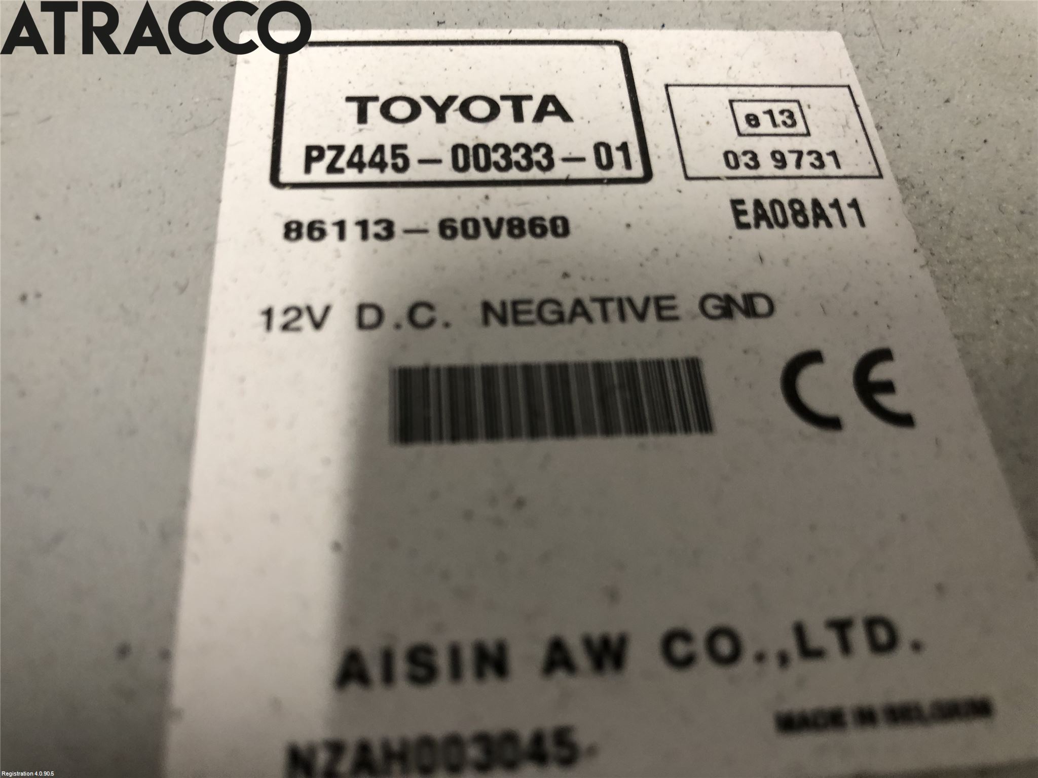 Toyota AVENSIS 09-15 Stereo Radio Med Cd