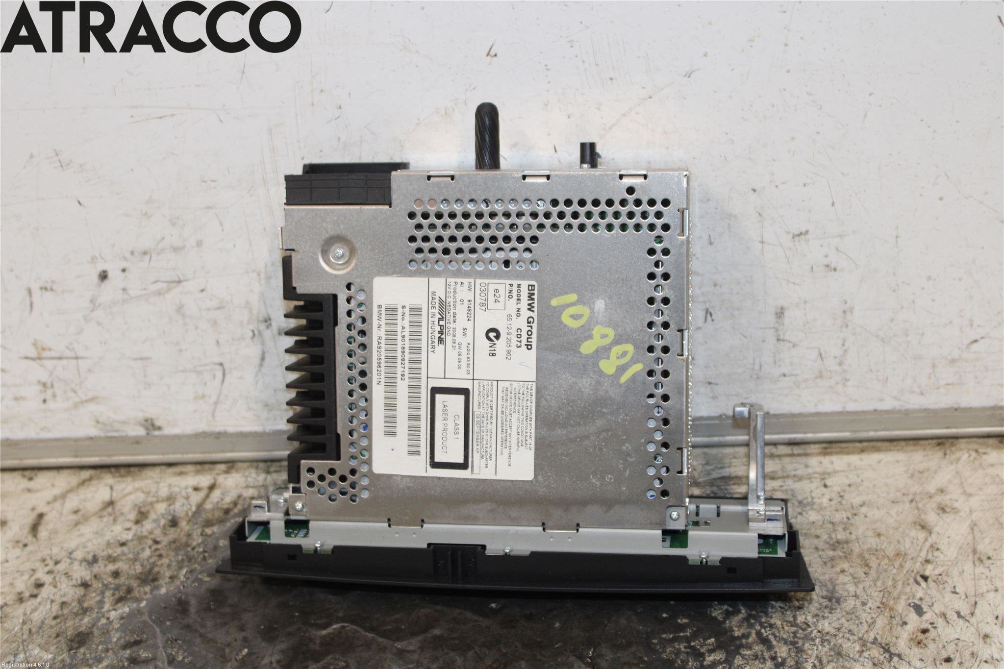 BMW 3 E90/91 SED/TOU 05-12 Stereo Radio Med Cd