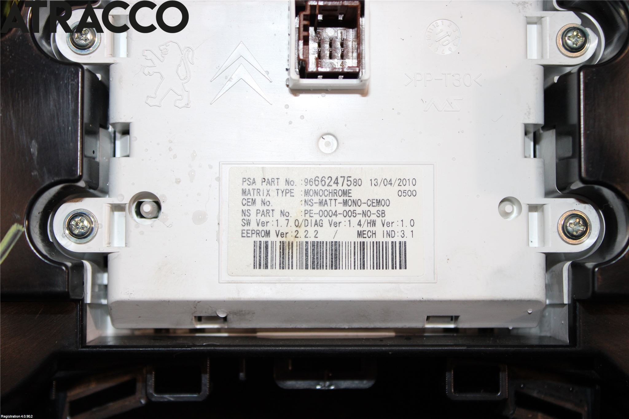 Peugeot 3008 09-16 Instr Kombinert