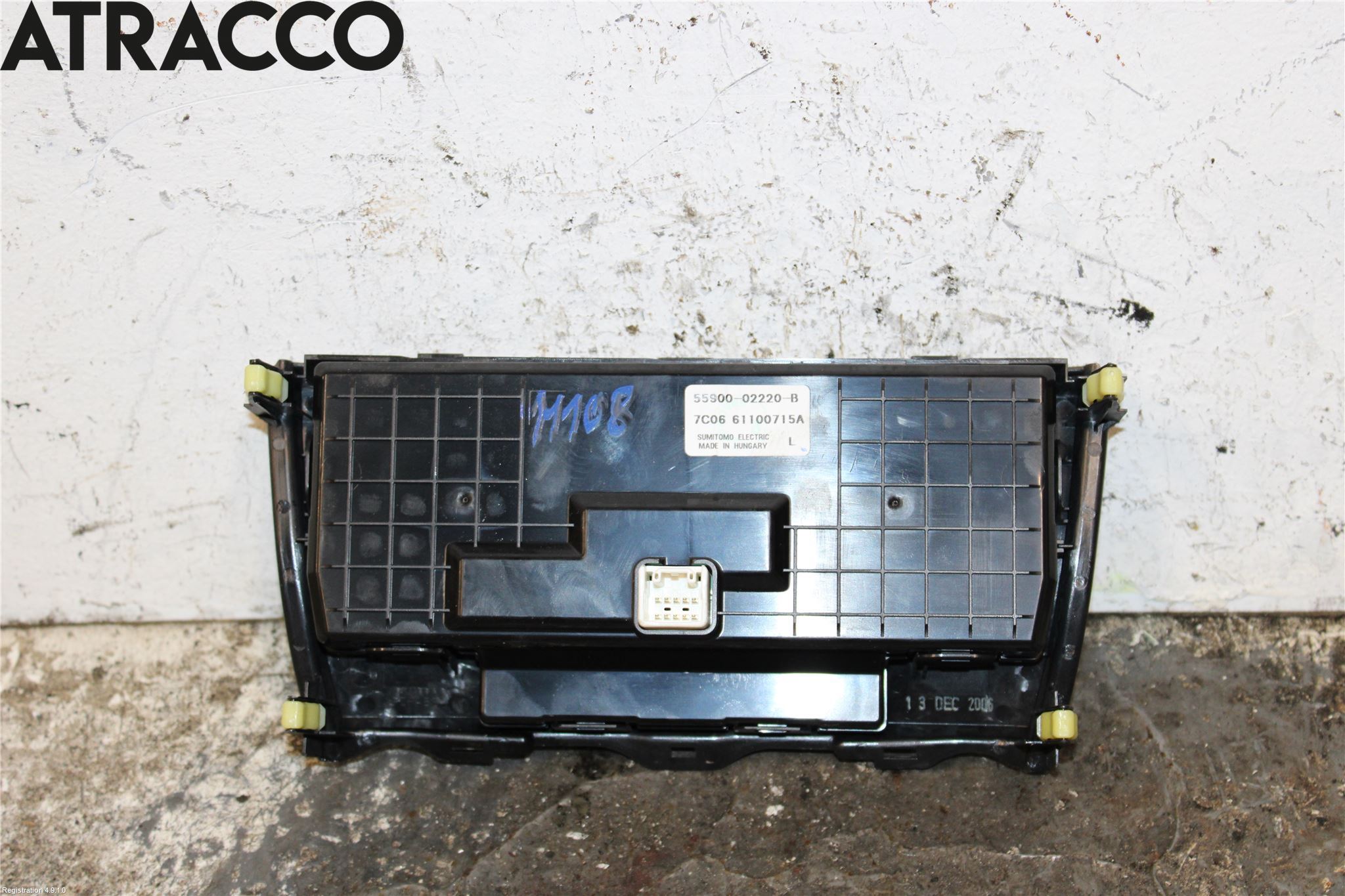 Toyota AURIS 10-12 Varme Ac Betjening-Display