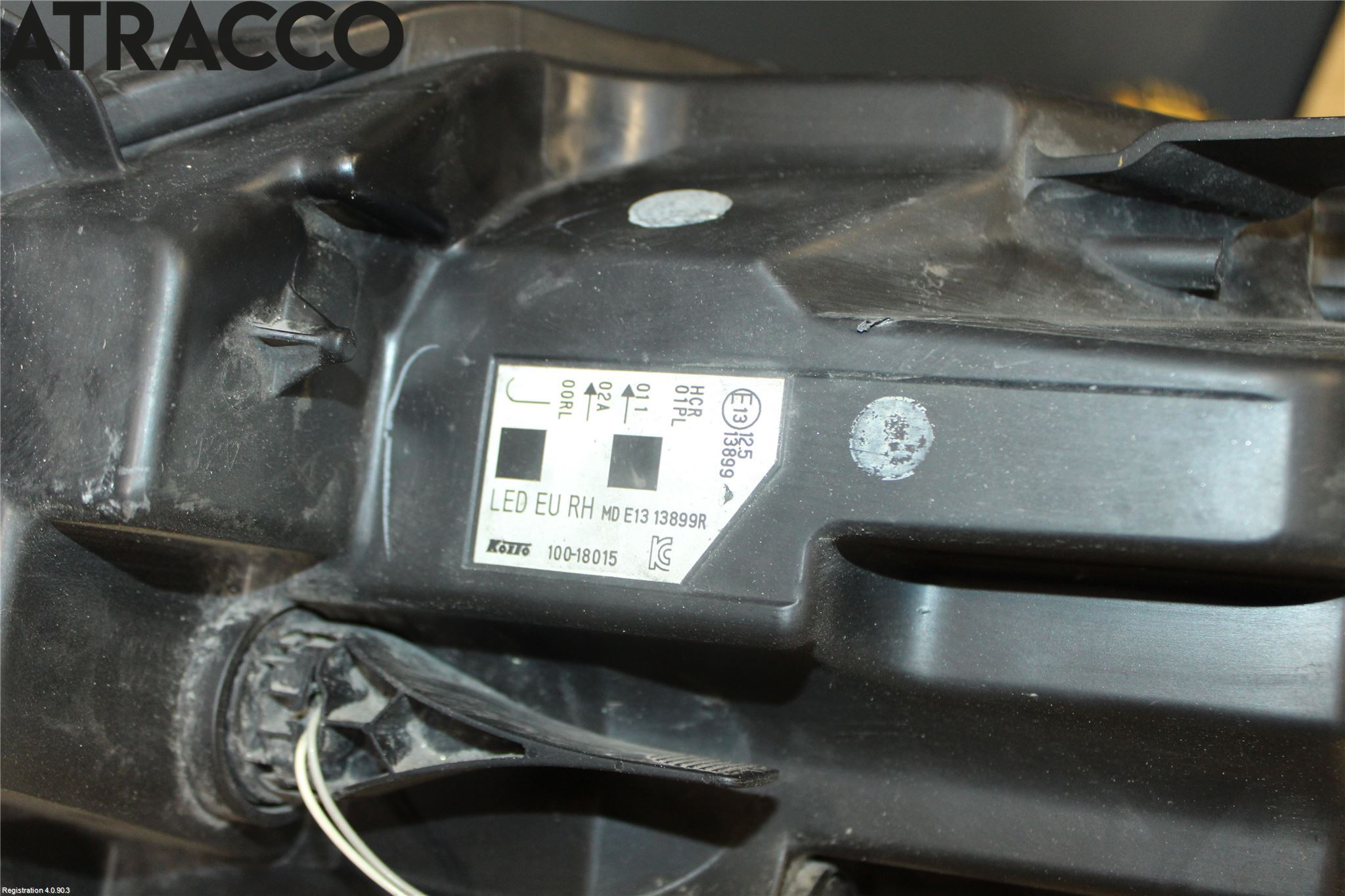 Nissan QASHQAI 14-17 Frontlykt Høyre