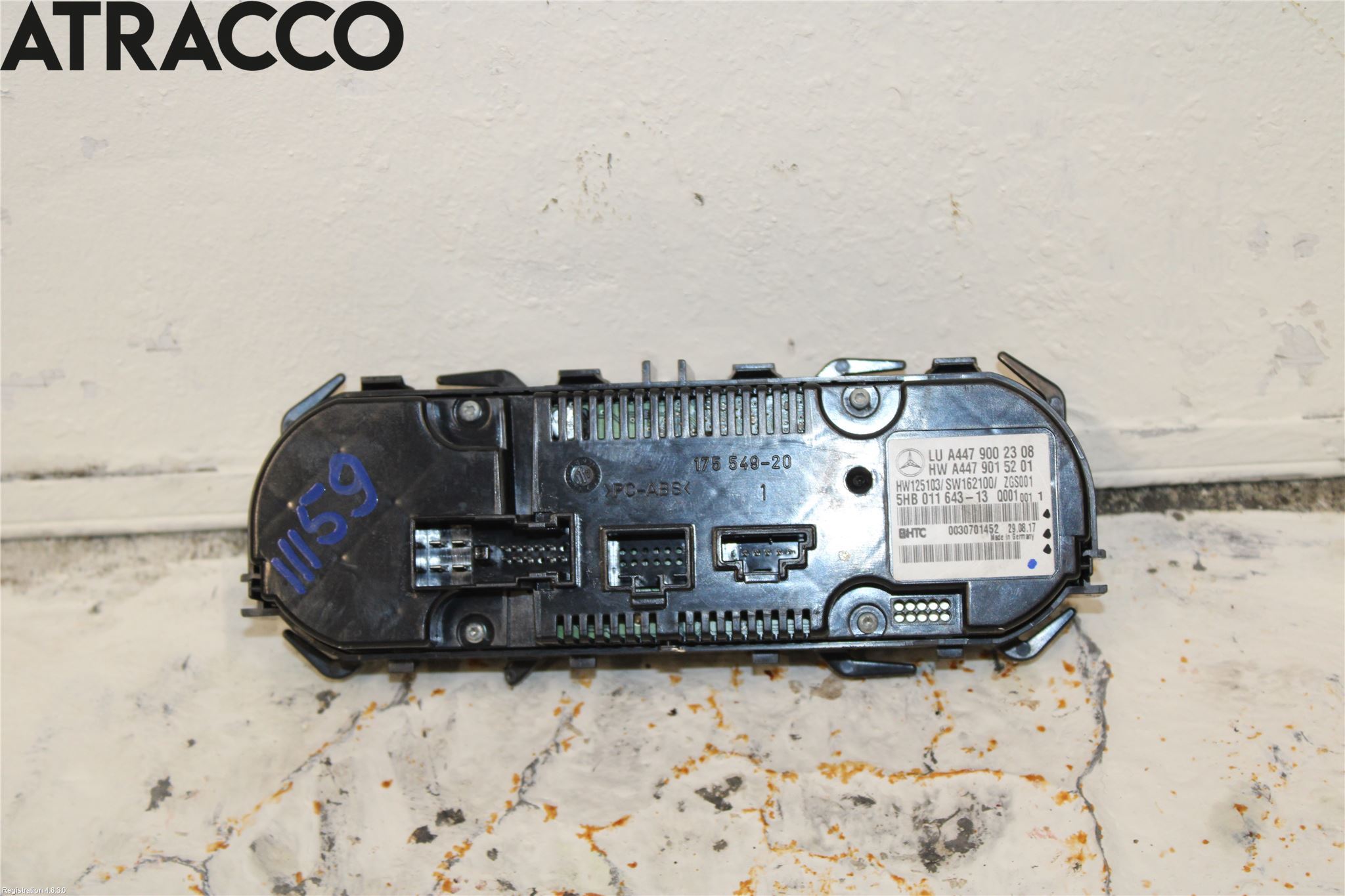 Mercedes-Benz MB VITO/V-KLASS (W640,W447,W448) 14- Varme Ac Betjening-Display