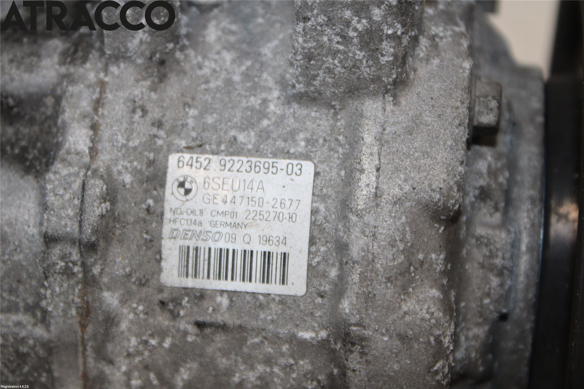 BMW 3 F30/F31/F80 12-19 Varme Ac Kompressor