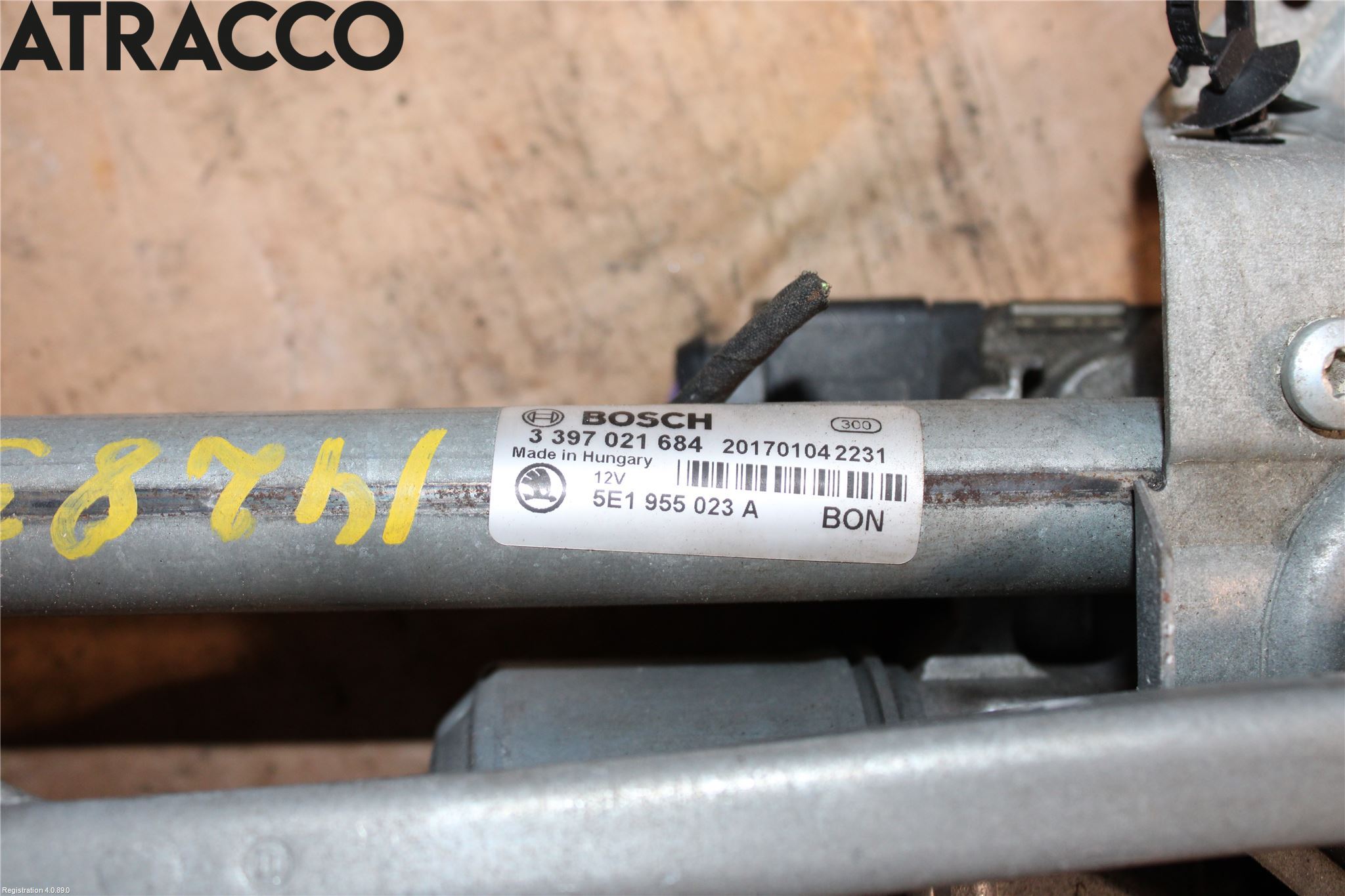 Skoda ROOMSTER Viskeroverføring Frontrute