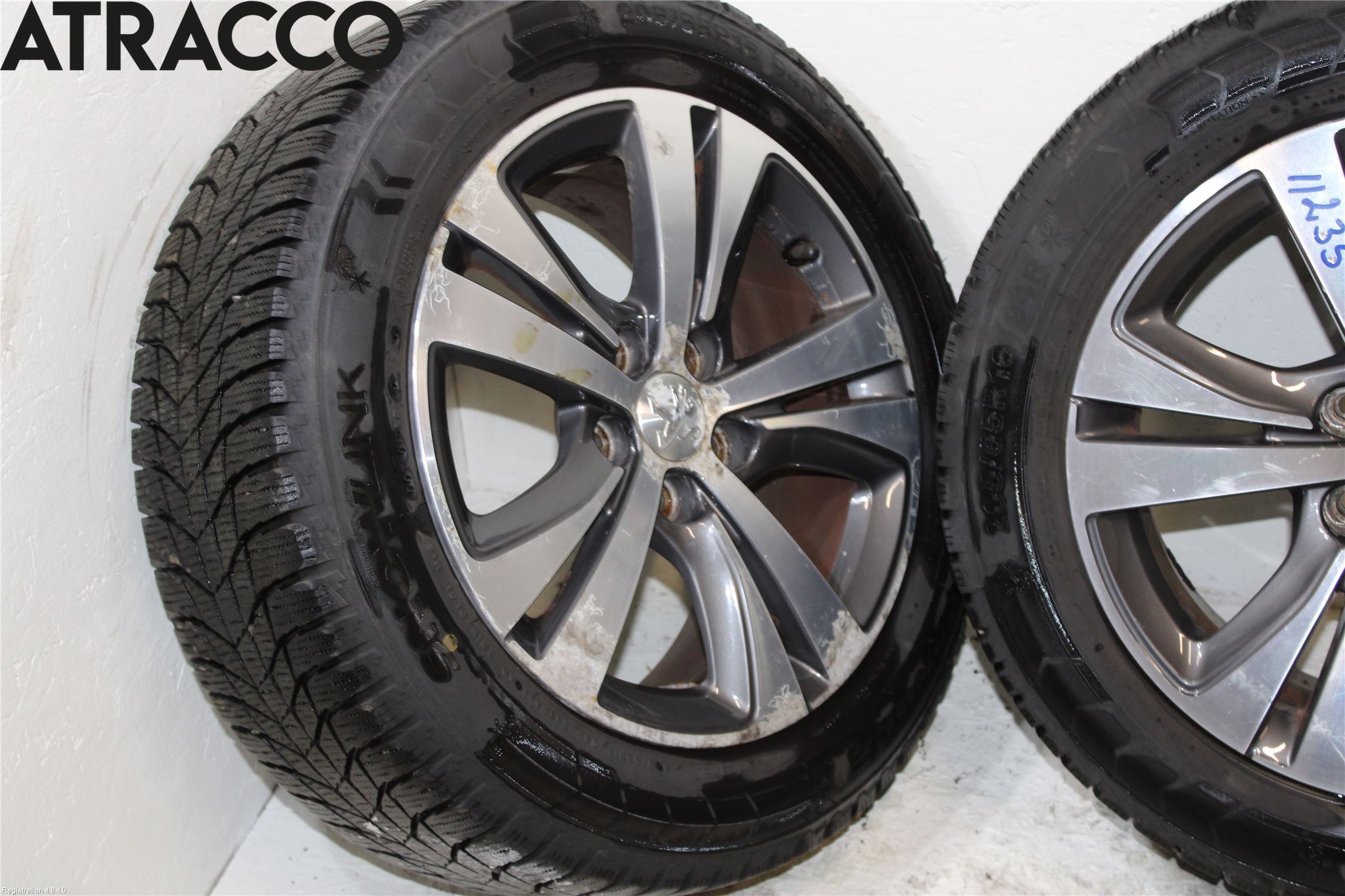 Peugeot 308 14-21 Dekk Vinter På Alu Felg 4Stk