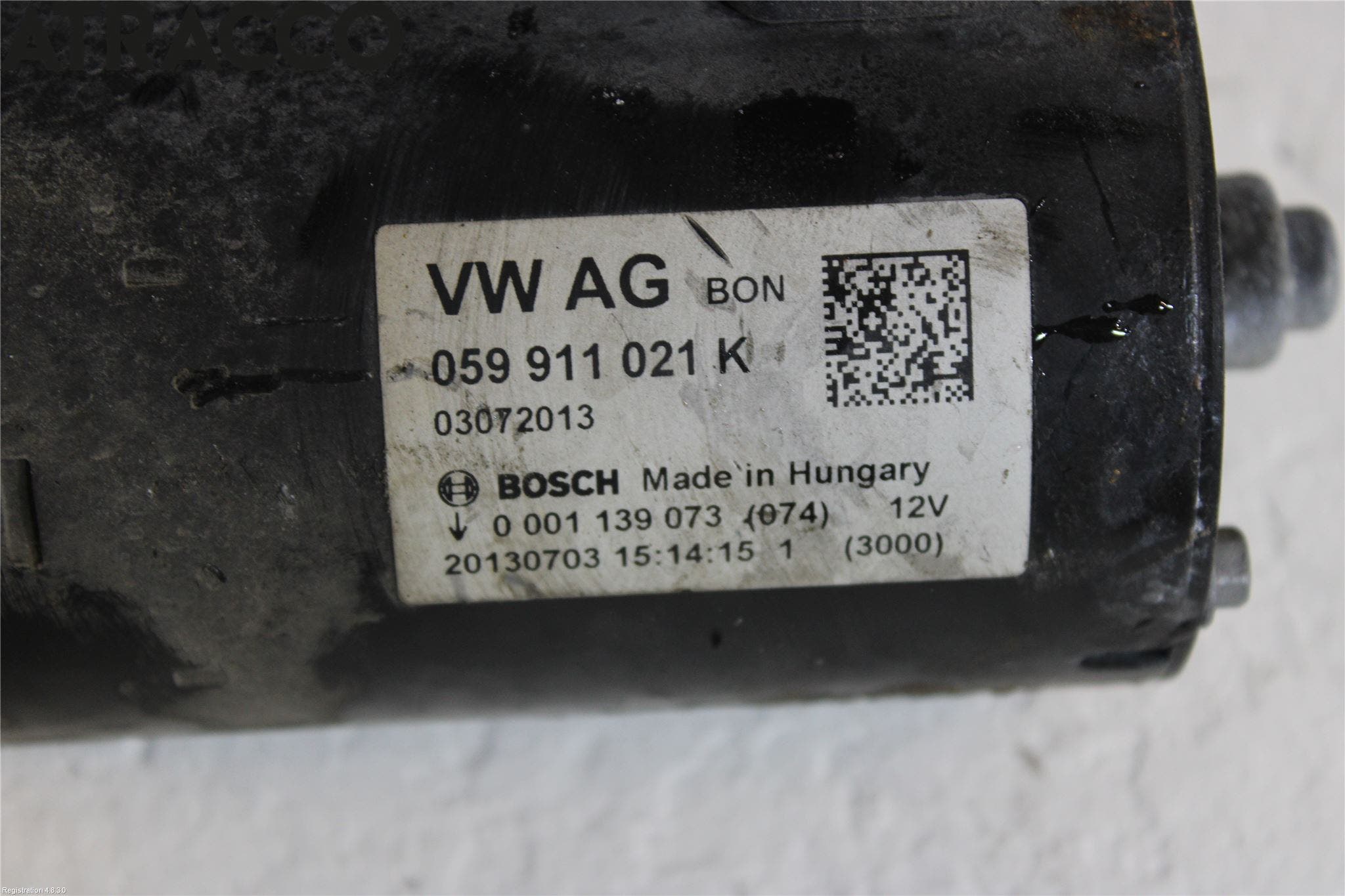 Audi A8/S8 4H 10-17 Startmotor Diesel