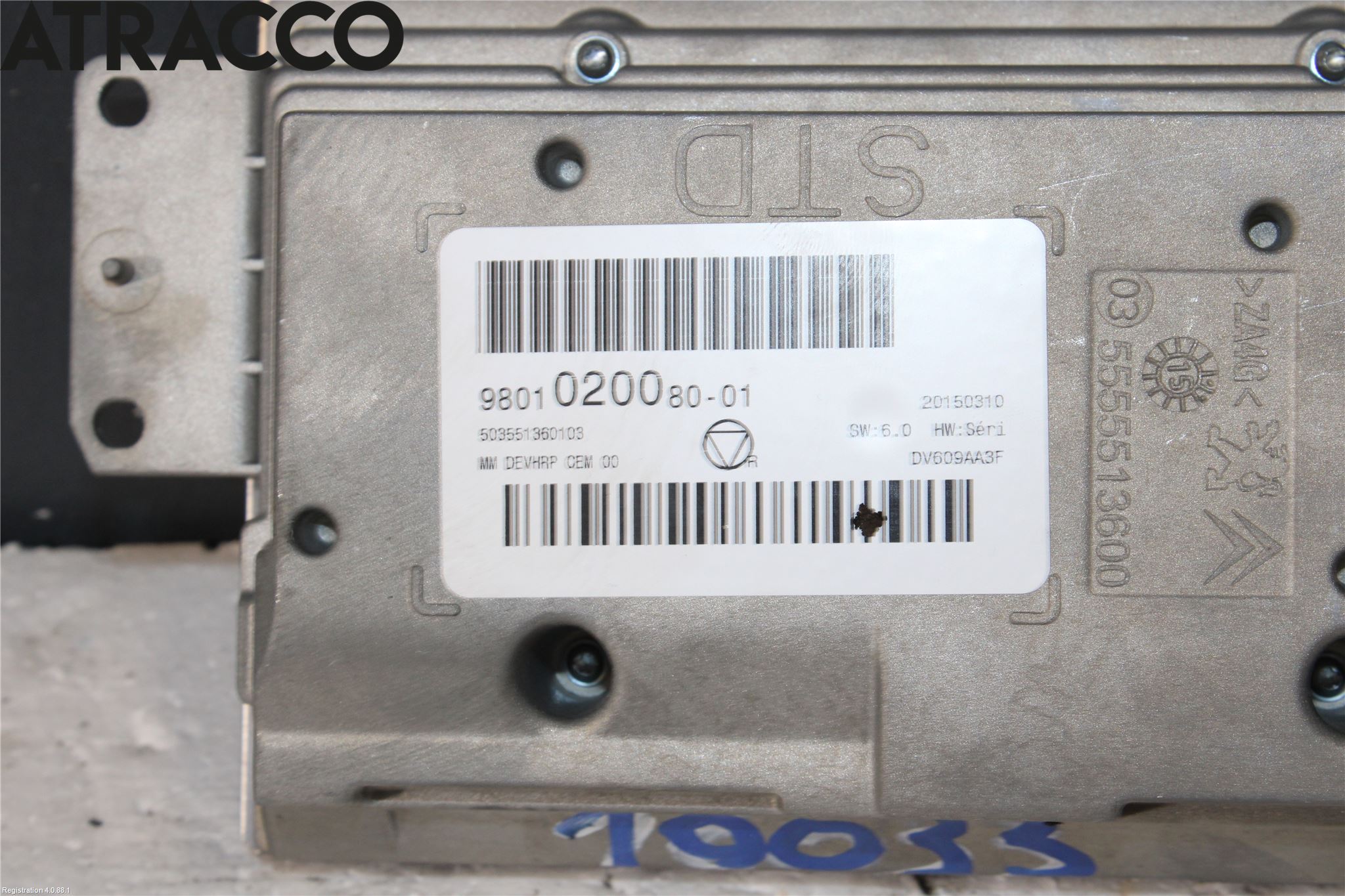 Citroen DS3 Instr Skjerm Dvd-Gps-Ac-Tlf