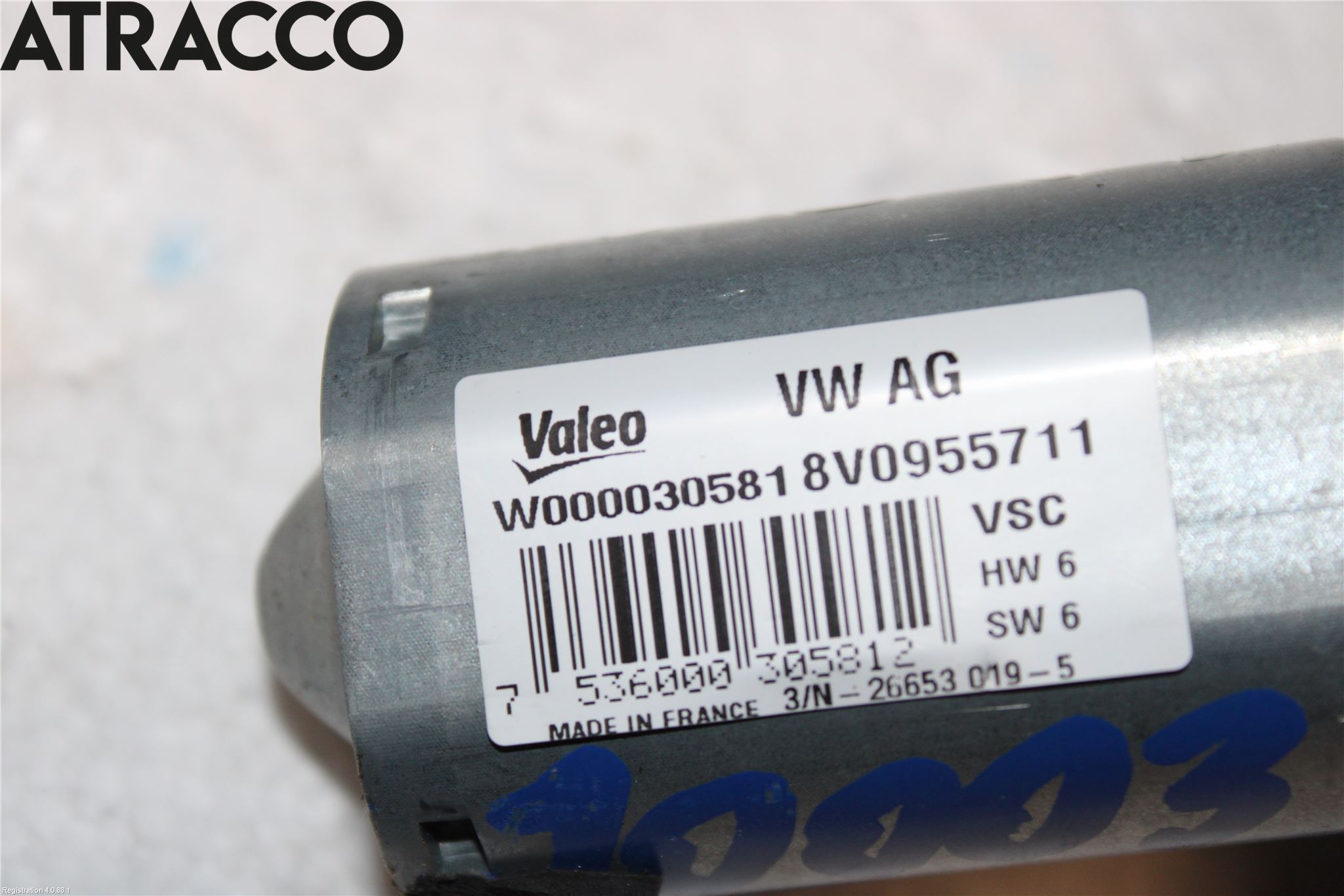 Audi A3/S3 05-13 Viskermotor Bakluke