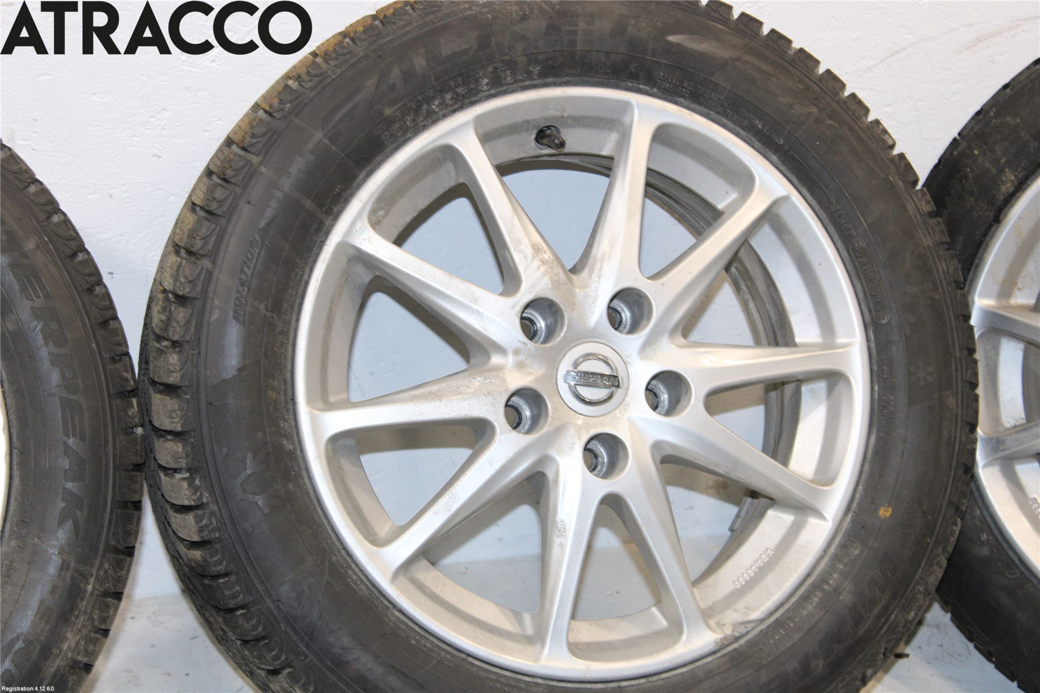 Nissan LEAF 18- Dekk Vinter På Alu Felg 4Stk