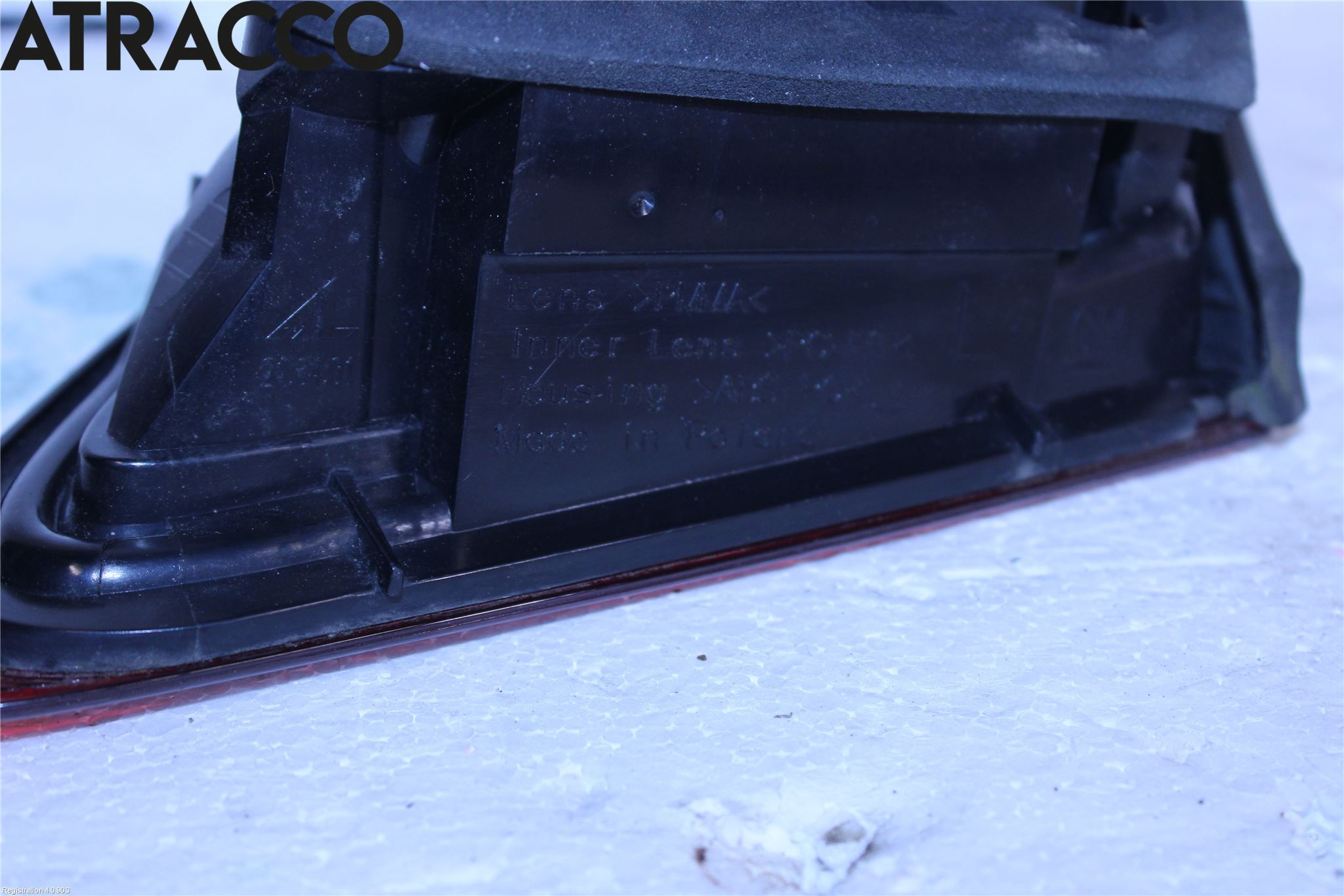 Opel ASTRA J 10-15 Baklykt Venstre  På Luke(Indre