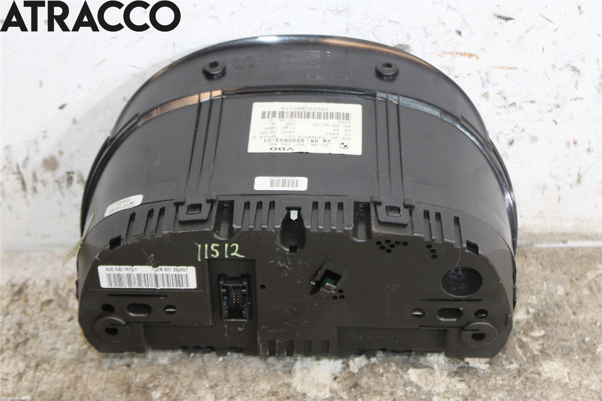 BMW 3 E90/91 SED/TOU 05-12 Instr Kombinert