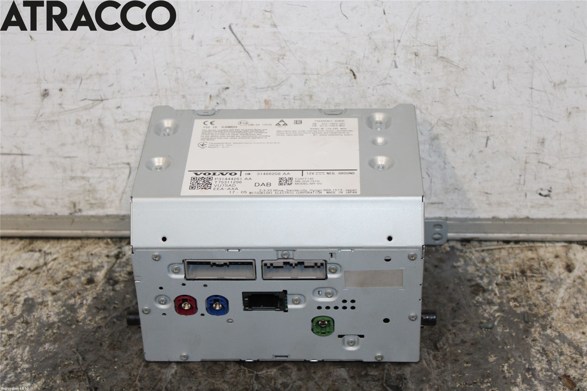 Volvo XC90/RECHARGE 16- Stereo Radio