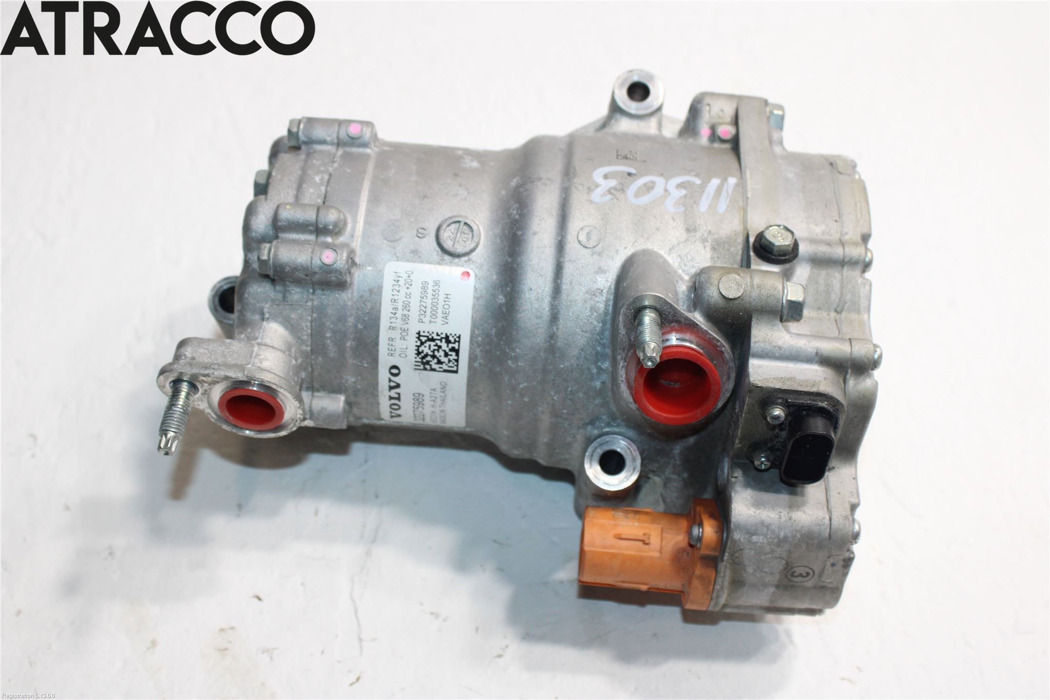 Volvo C40/RECHARGE 21- Varme Ac Kompressor