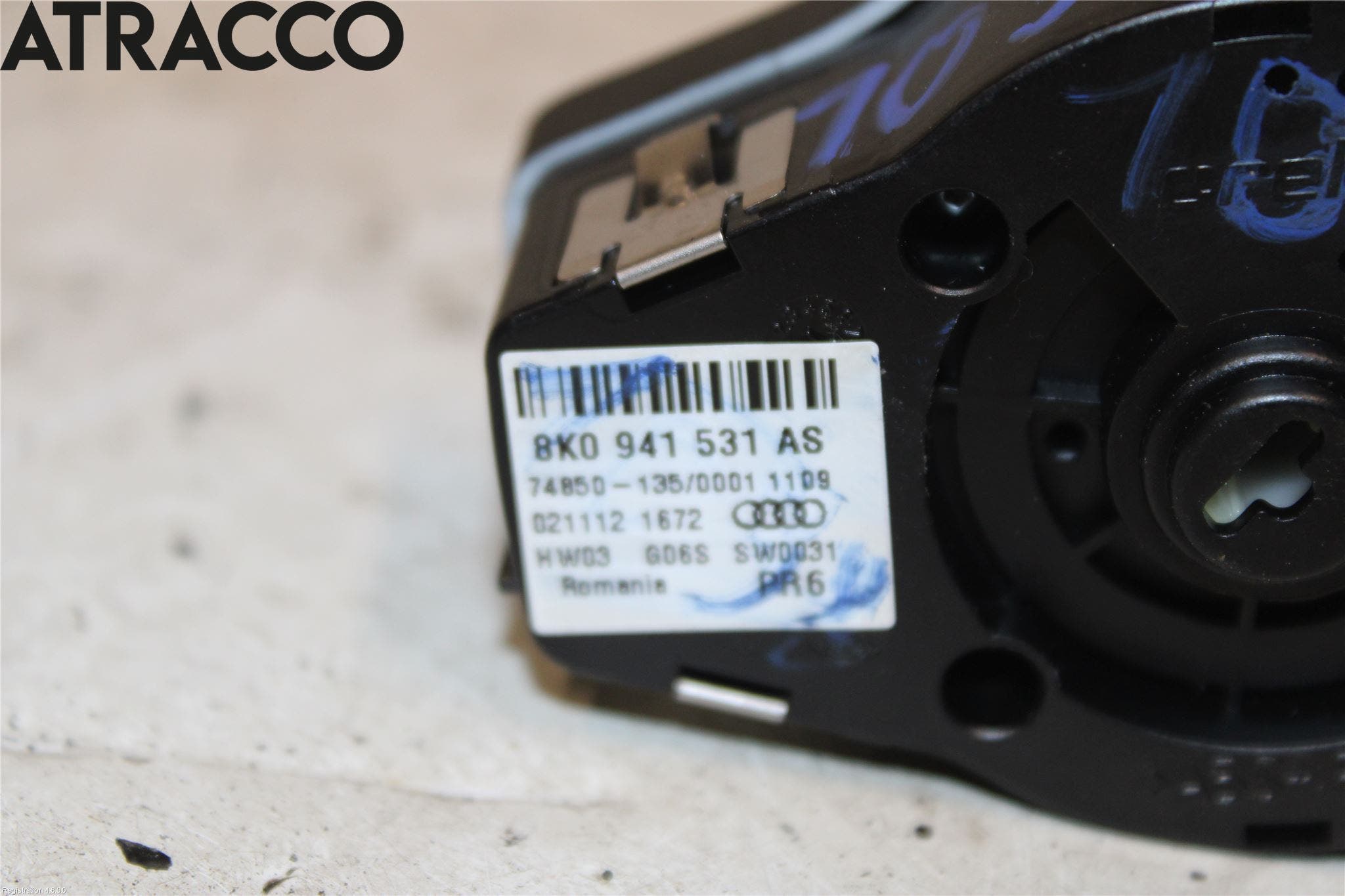 Audi A4/S4 08-11 Bryter Hovedlys