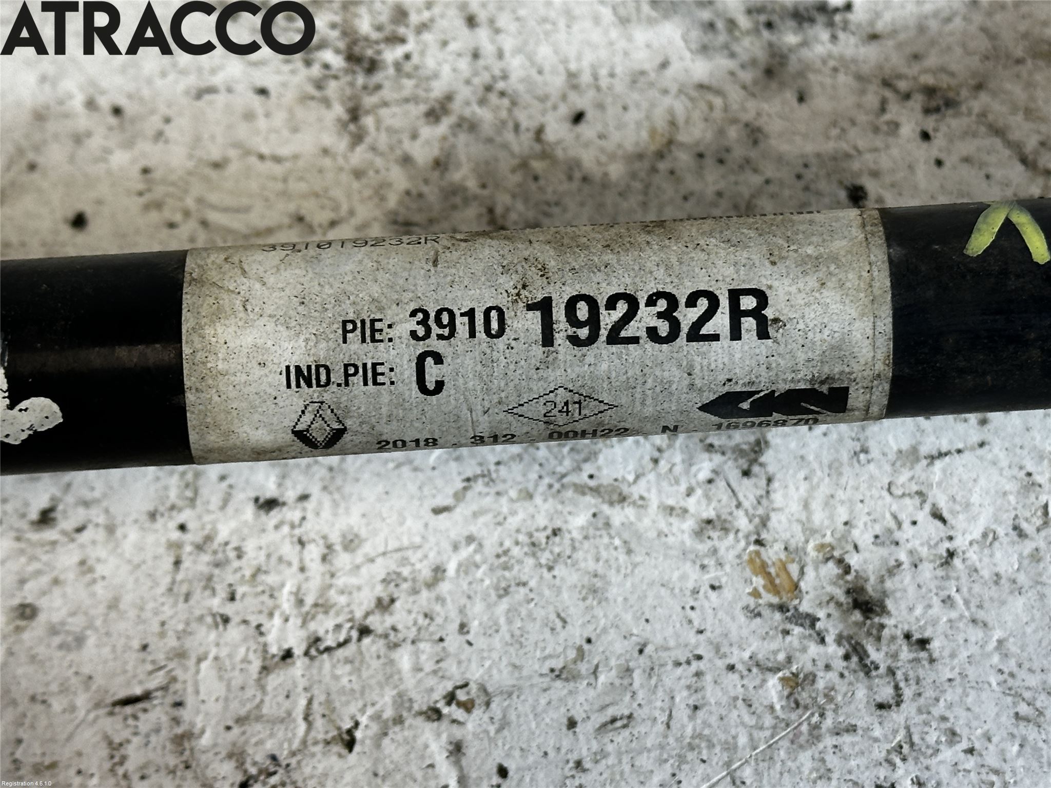 Renault ZOE/E-TECH 13- Drivaksel Foran Kompl Venstre