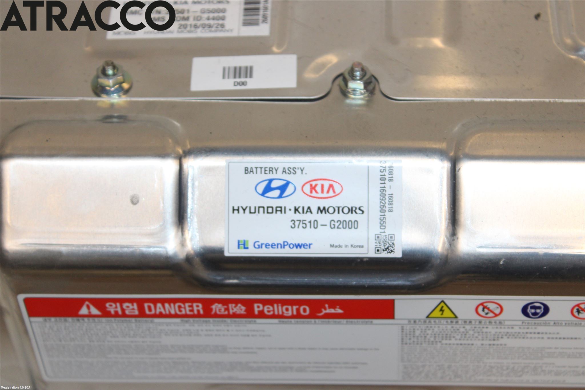Kia NIRO (DE) 17-22 Hybrid Batteri