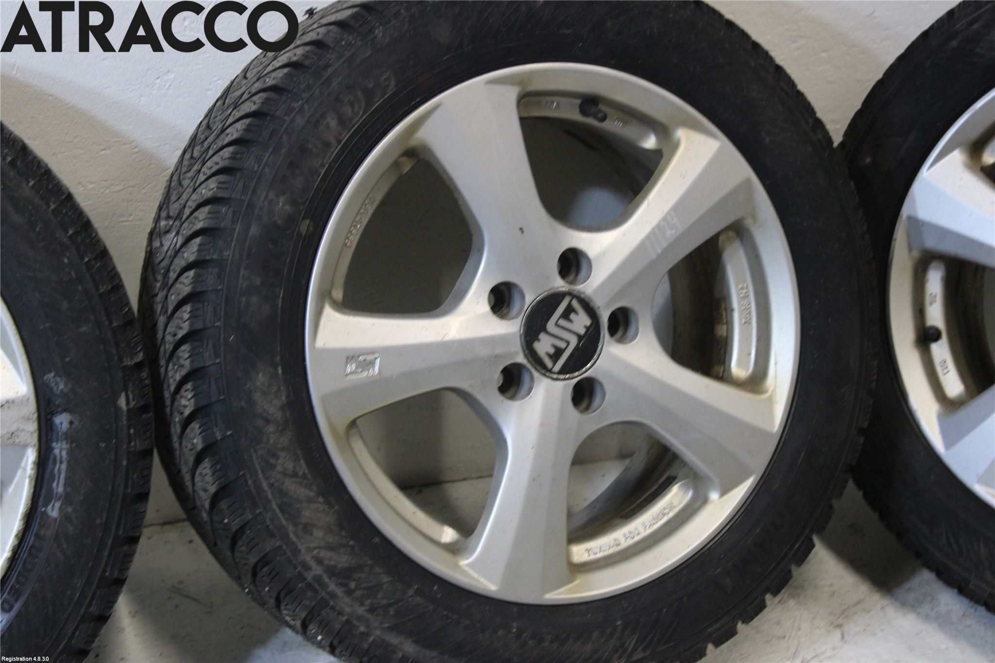 Volkswagen VW GOLF V 04-09 Dekk Vinter På Alu Felg 4Stk