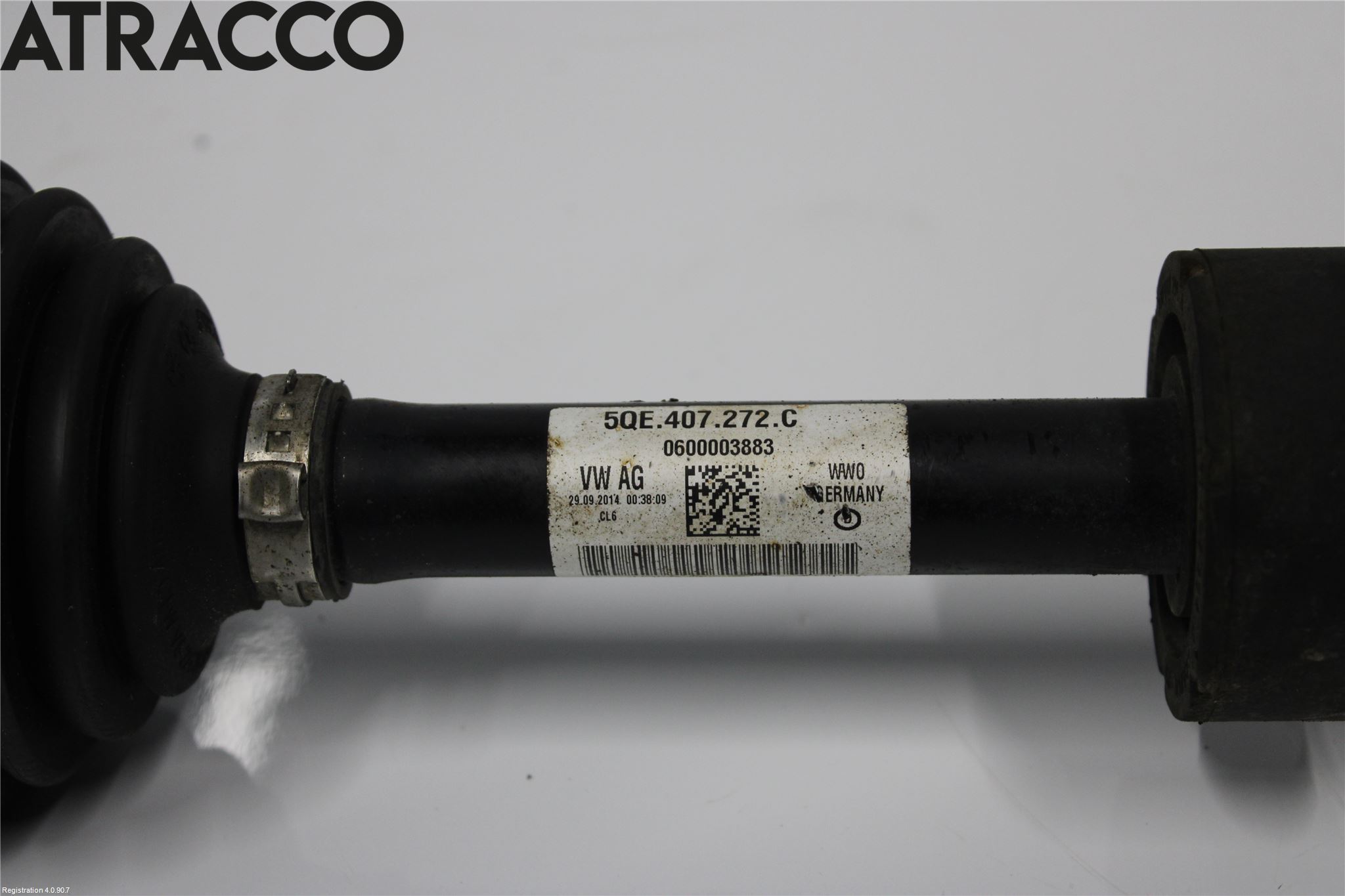 Volkswagen VW GOLF / E-GOLF VII 13-20 Drivaksel Foran Kompl Høyre