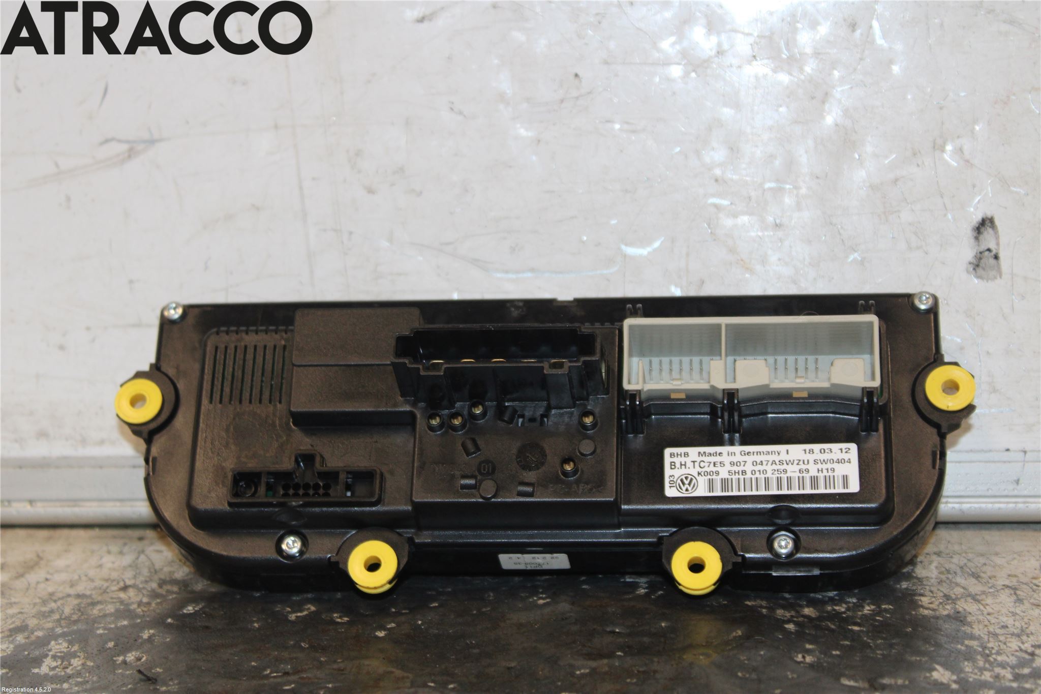 Volkswagen VW TRANSP/CARAVELLE (T5) 04-15 Varme Ac Betjening-Display