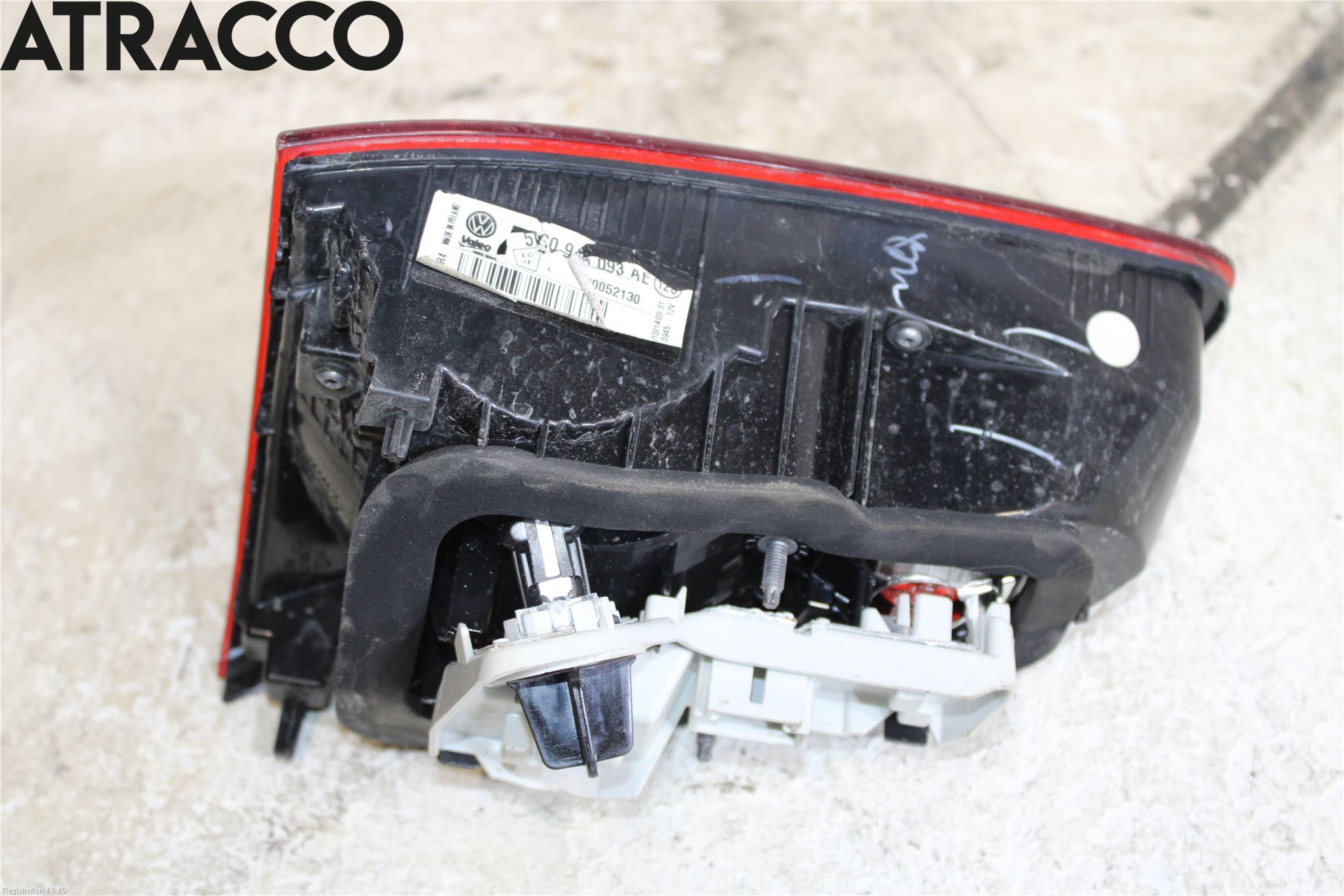 Volkswagen VW GOLF / E-GOLF VII 13-20 Baklykt Venstre  På Luke(Indre