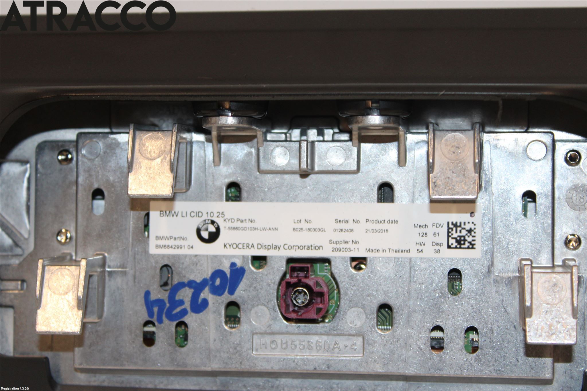 BMW i3 I01 13-22 Multifunktionsdisplay