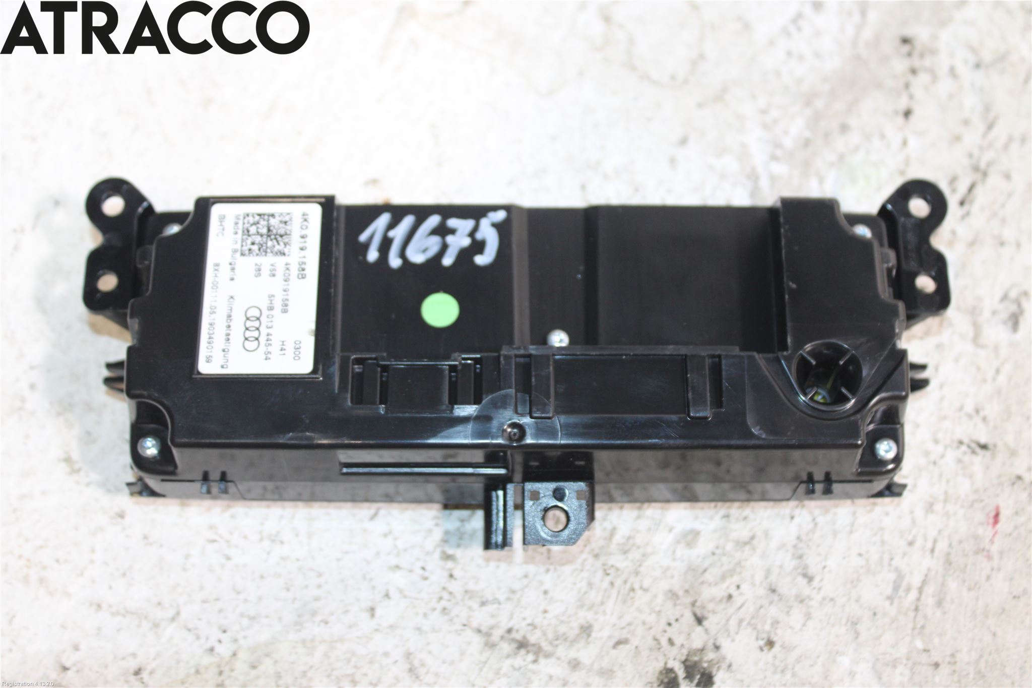 Audi E-TRON, S GE 19- Varmeapparat Panel(Regulering)