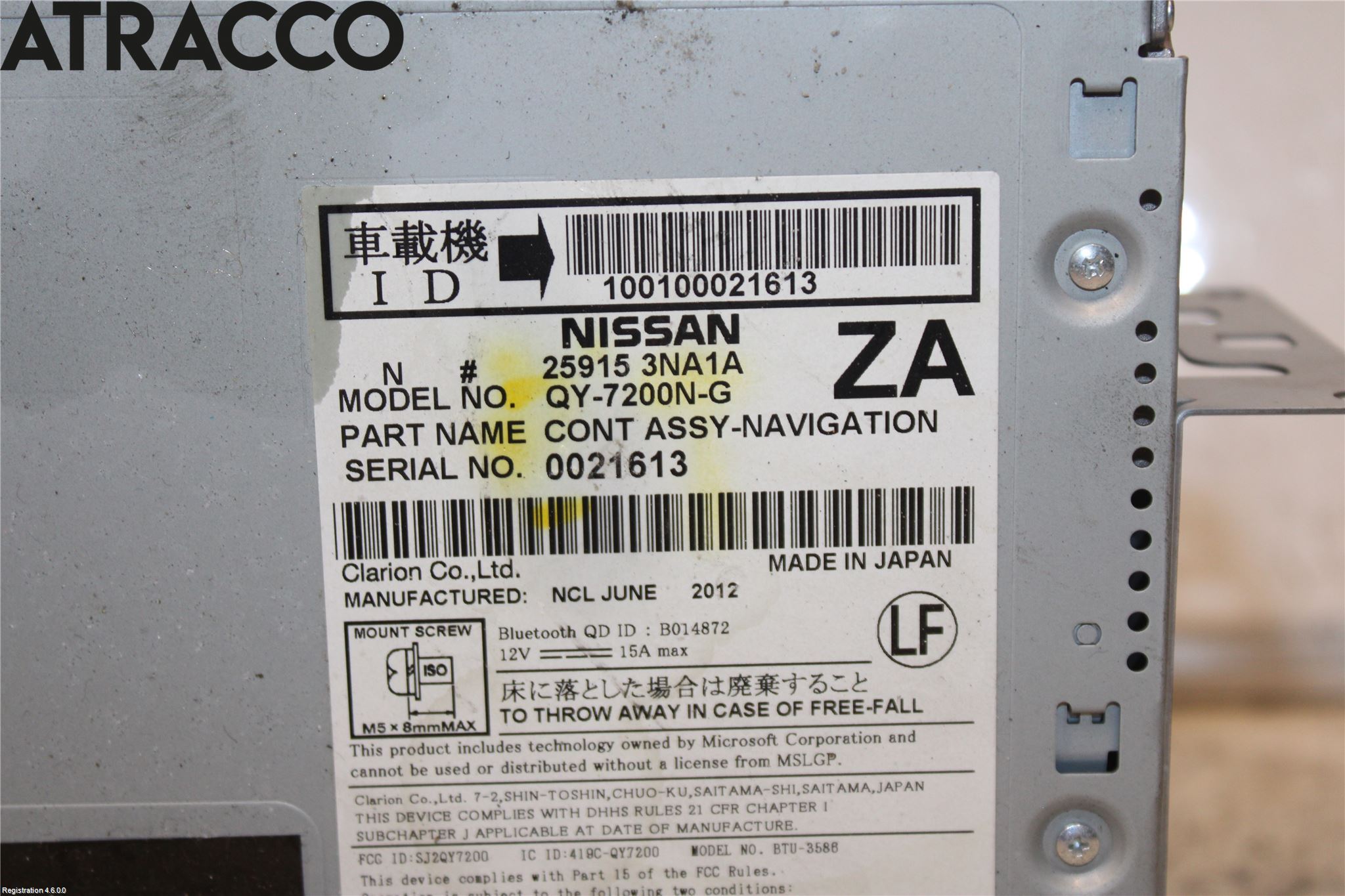 Nissan LEAF 11-17 Stereo Radio Med Cd