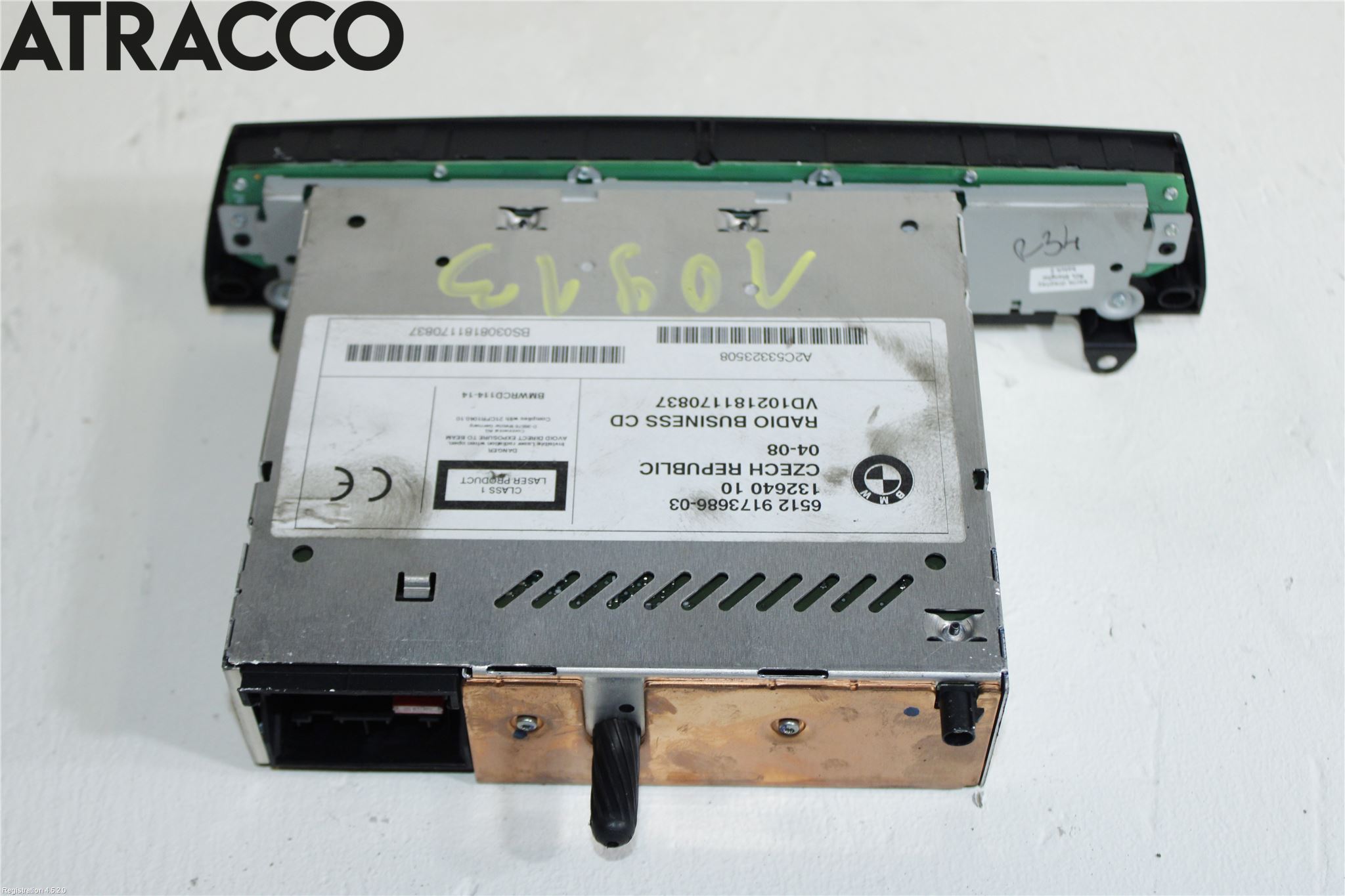 BMW X3 E83     03-10 Stereo Radio Med Cd