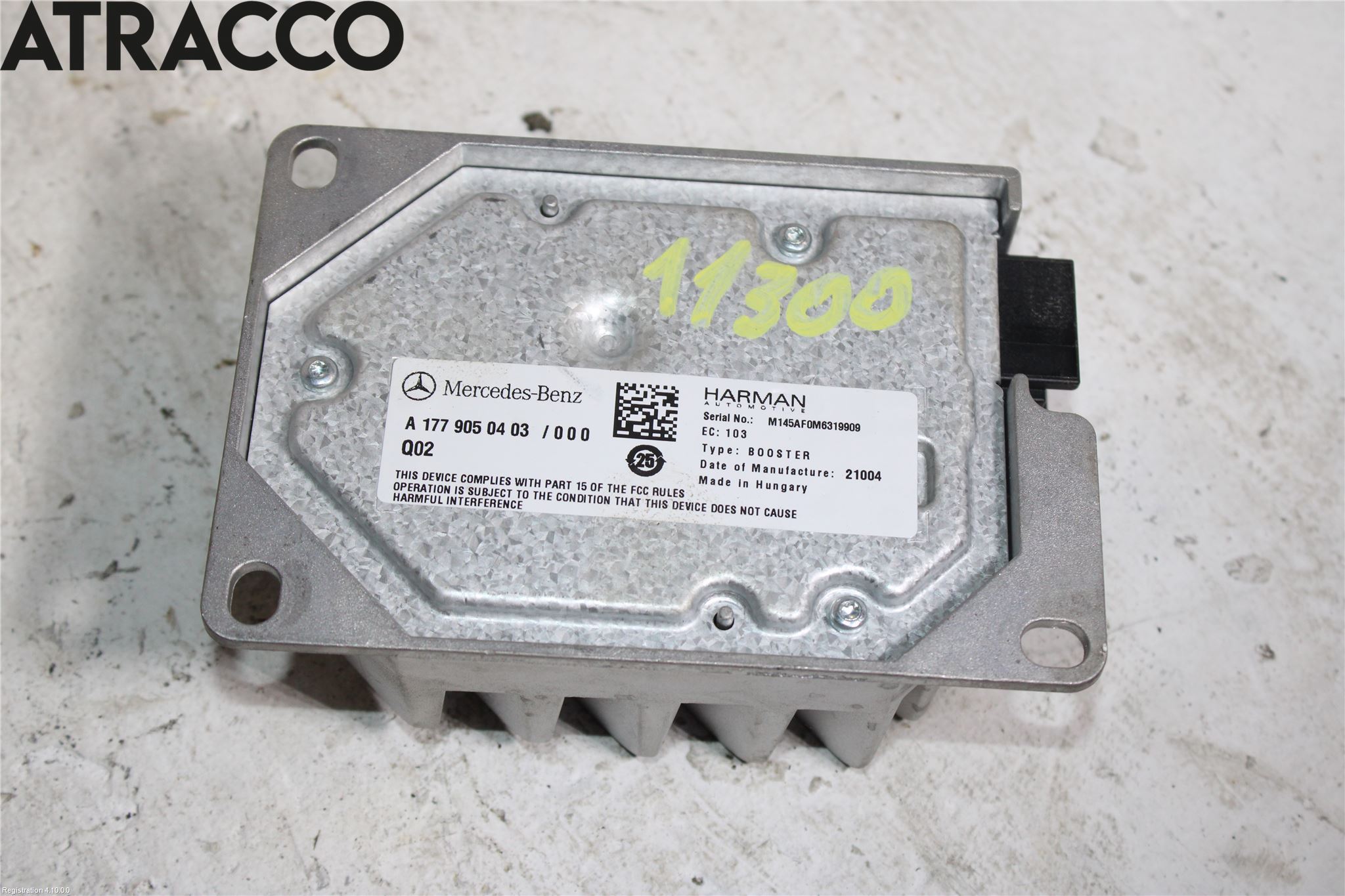 Mercedes-Benz MB EQC (N293) 20- Stereo Forsterker