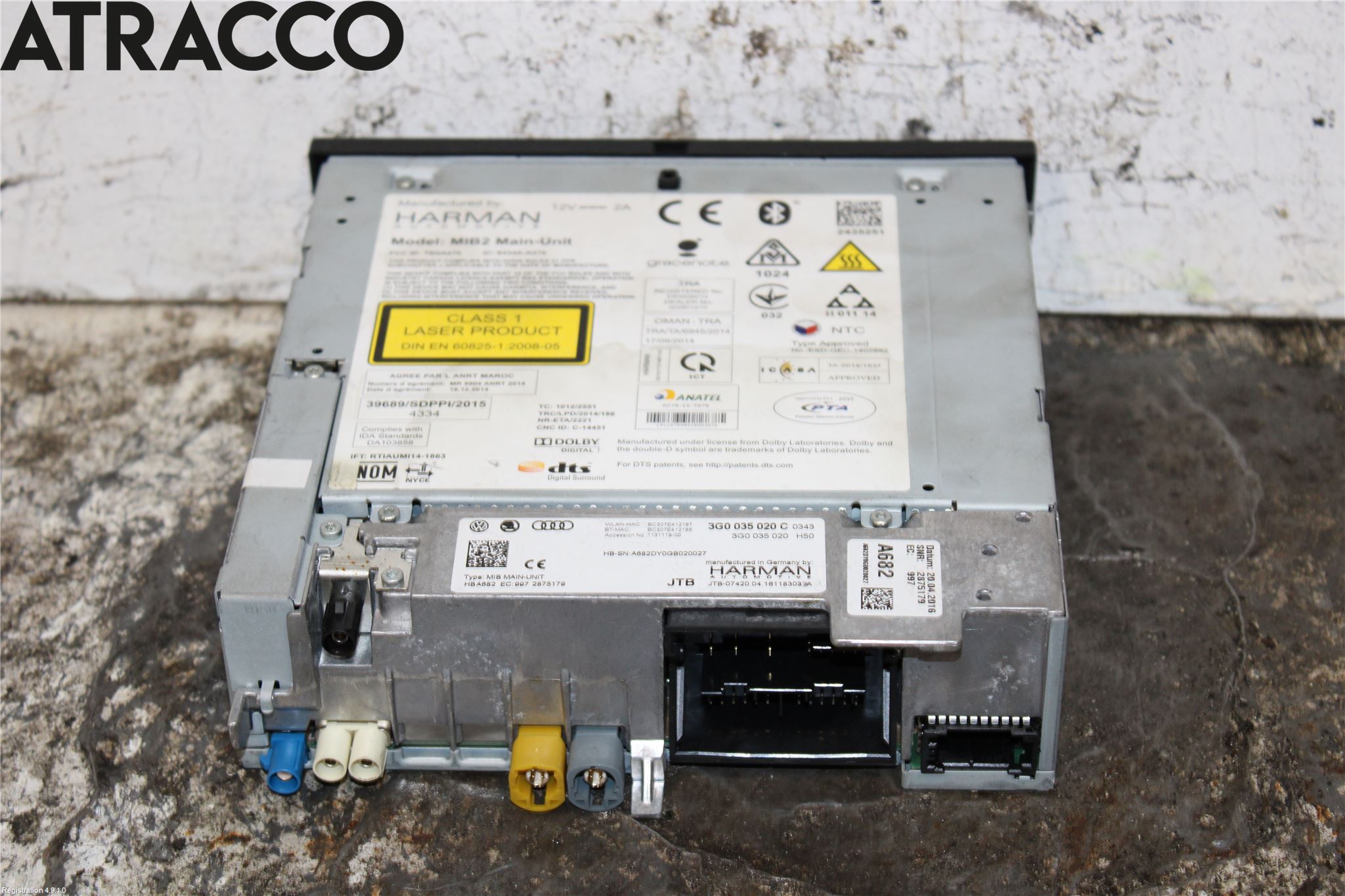 Volkswagen VW PASSAT 15-19 Stereo Radio Med Cd