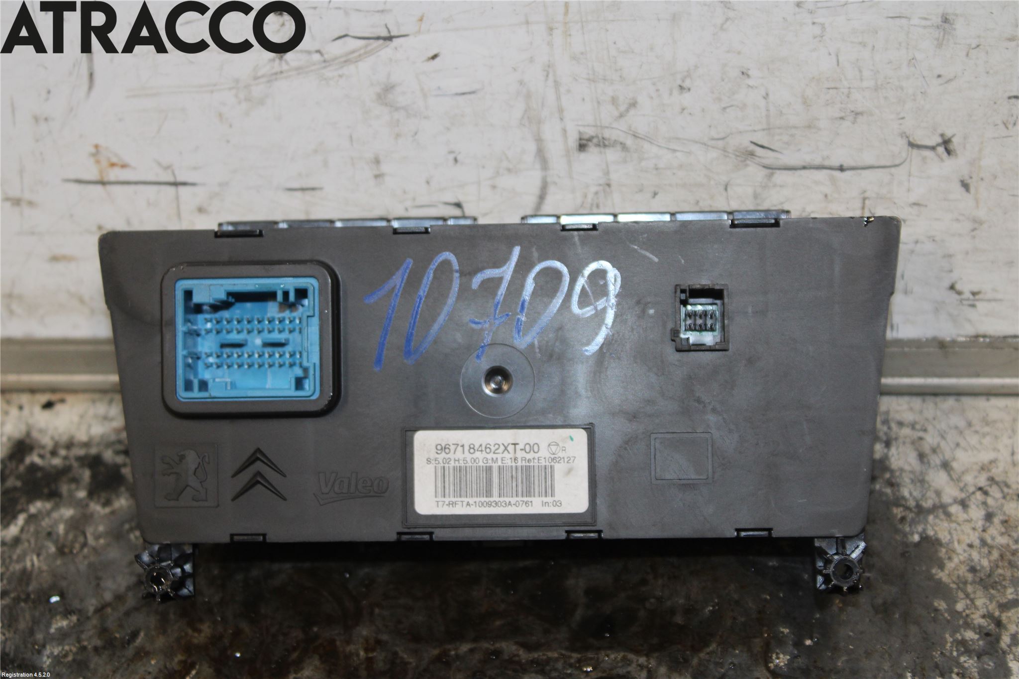 Peugeot 308 08-13 Varme Ac Betjening-Display