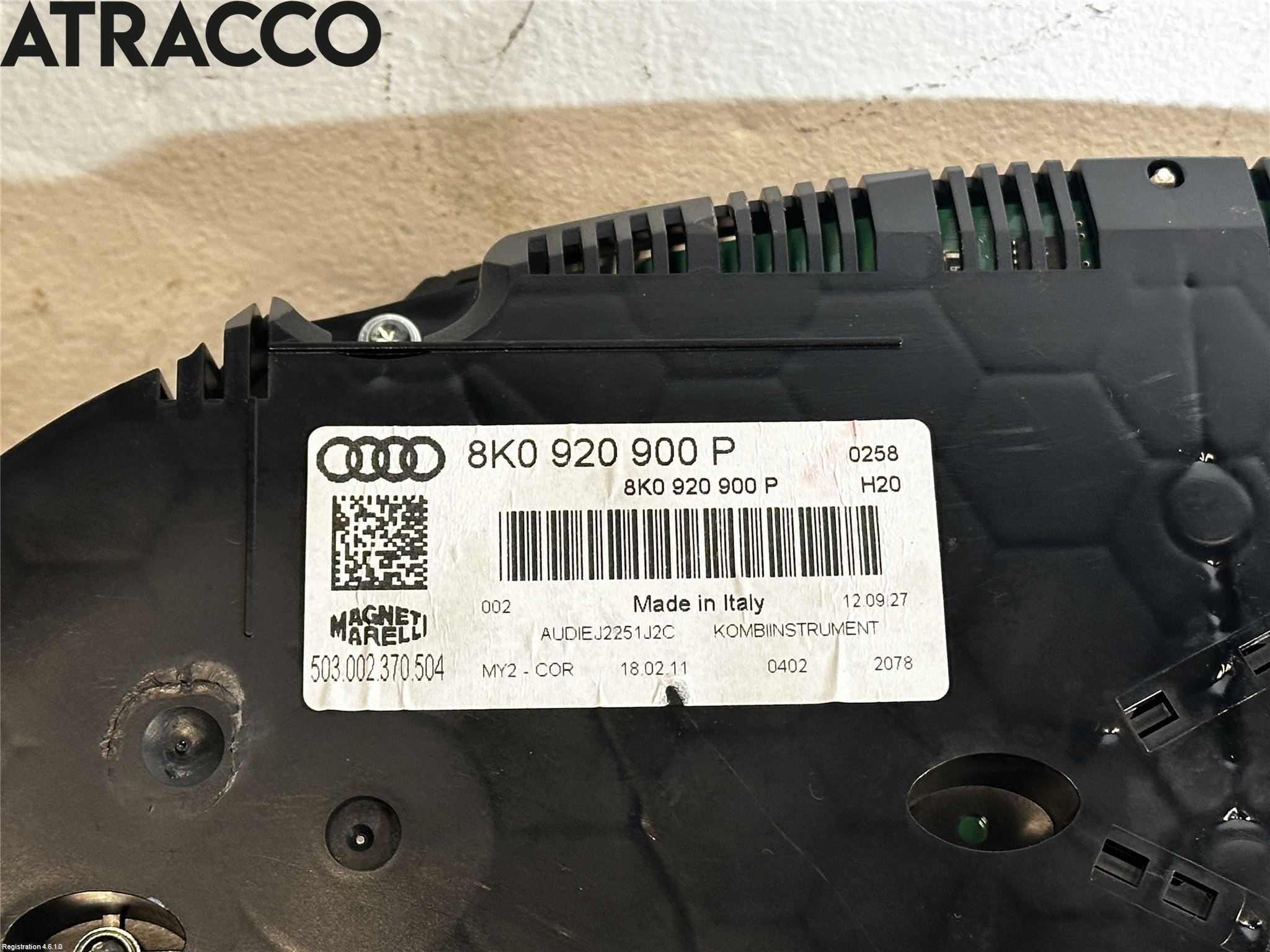 Audi A4/S4 08-11 Instr Kombinert