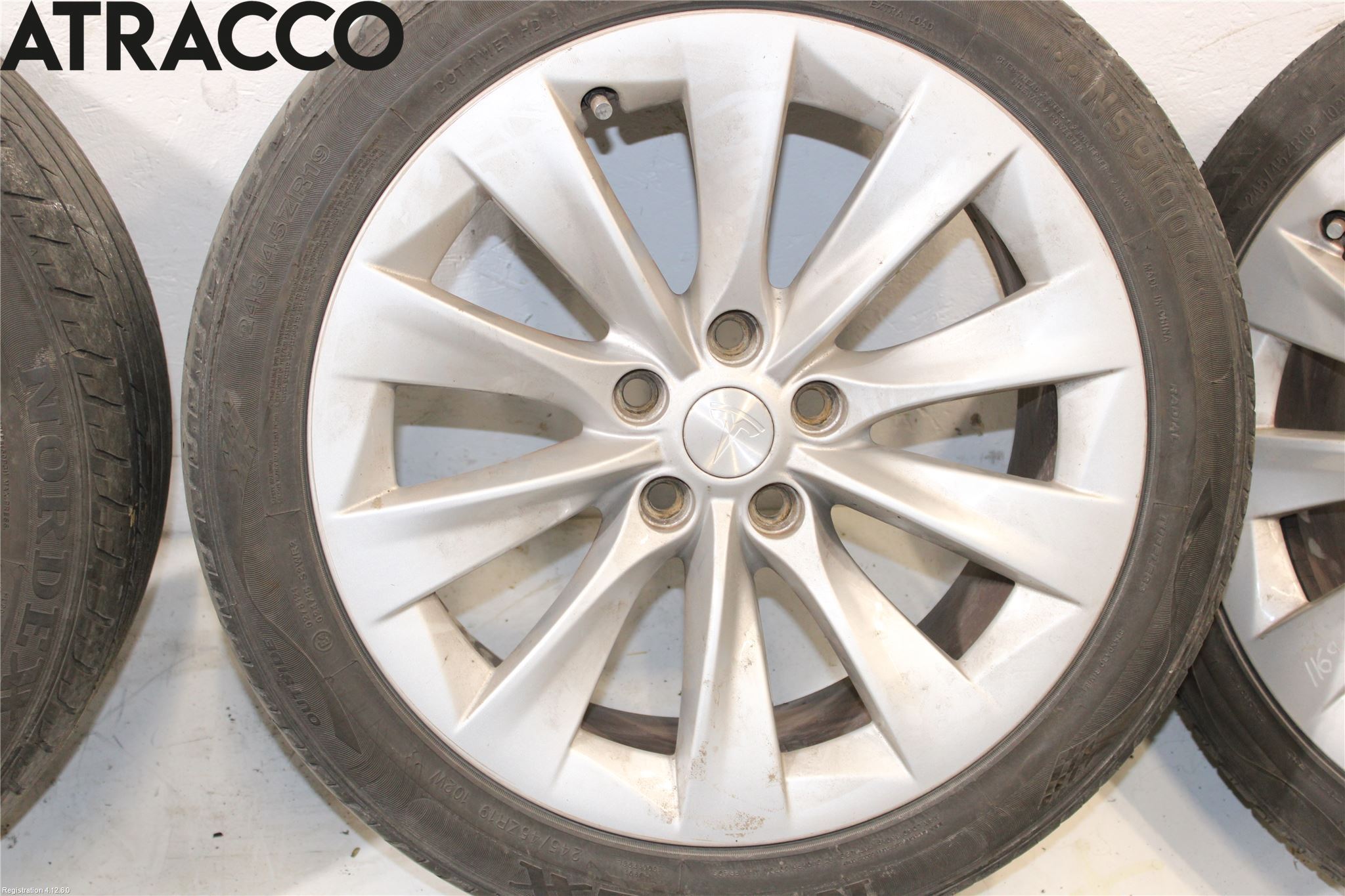 Tesla MODEL S 13- Dekk Sommer På Alu Felg 4Stk