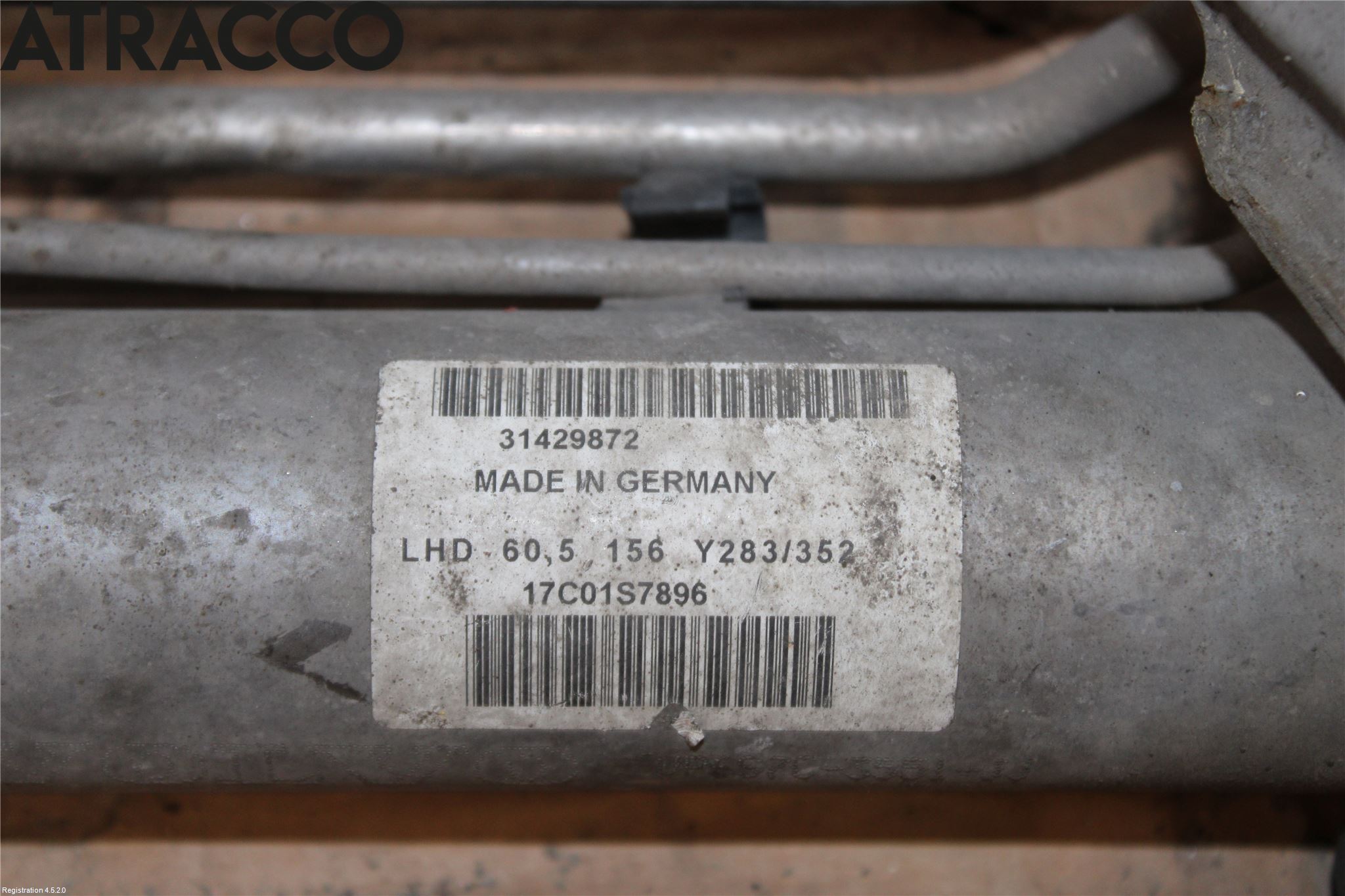 Volvo V60 14-18 Servo Snekke - Tannstang