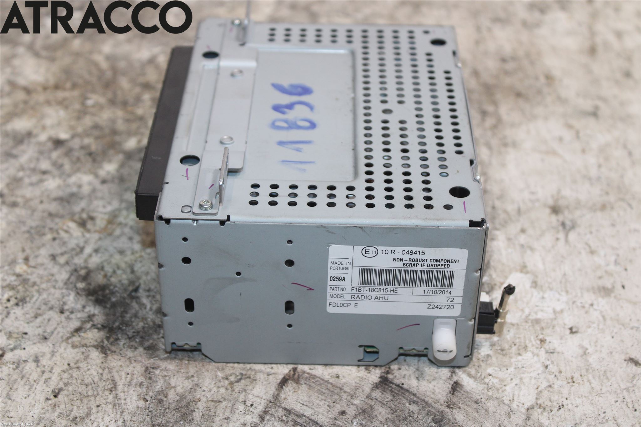 Ford TRANSIT/TOURNEO CUSTOM 13-24 Stereo Radio Med Cd