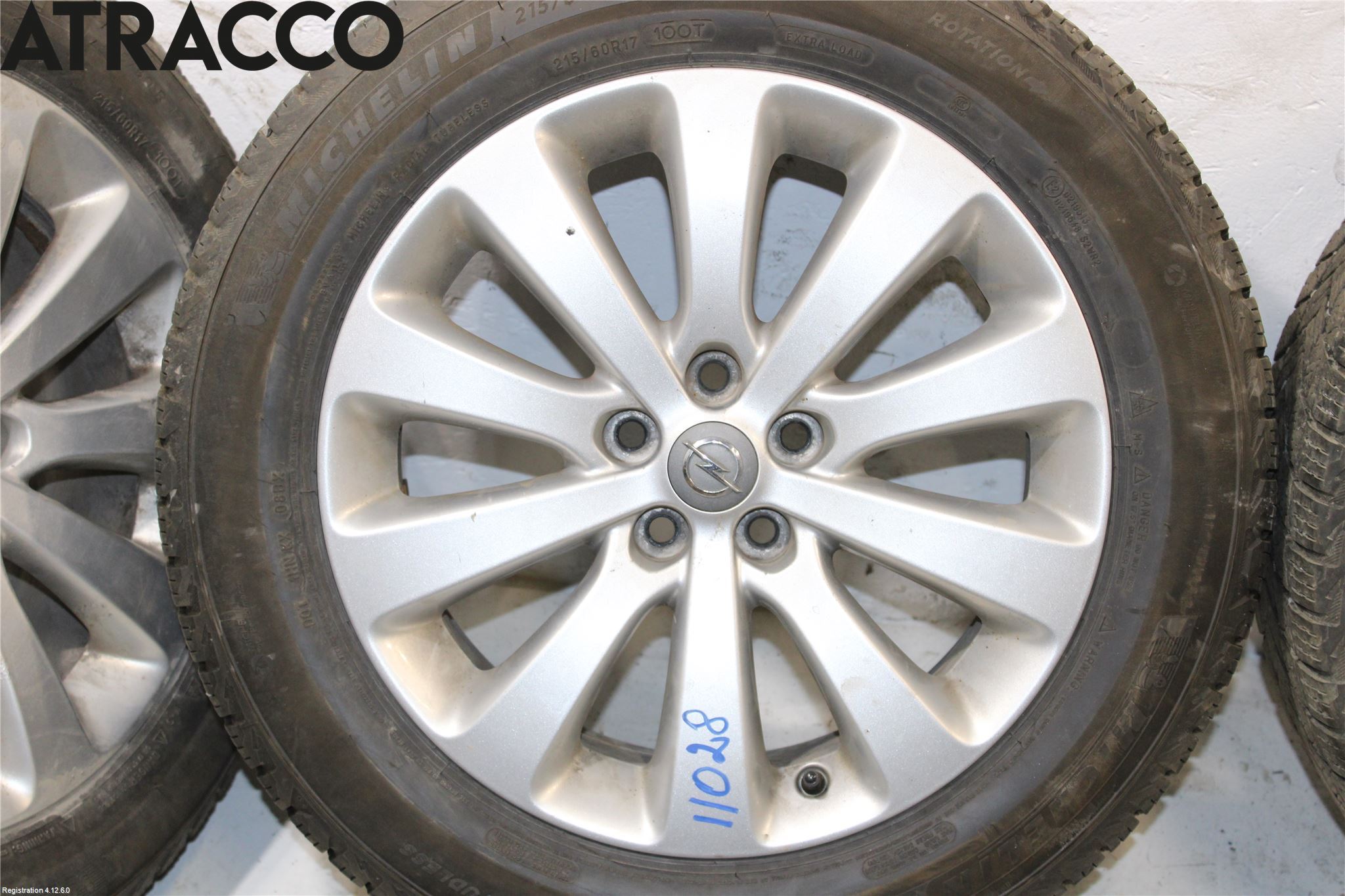 Opel MOKKA 13-20 Dekk Vinter På Alu Felg 4Stk