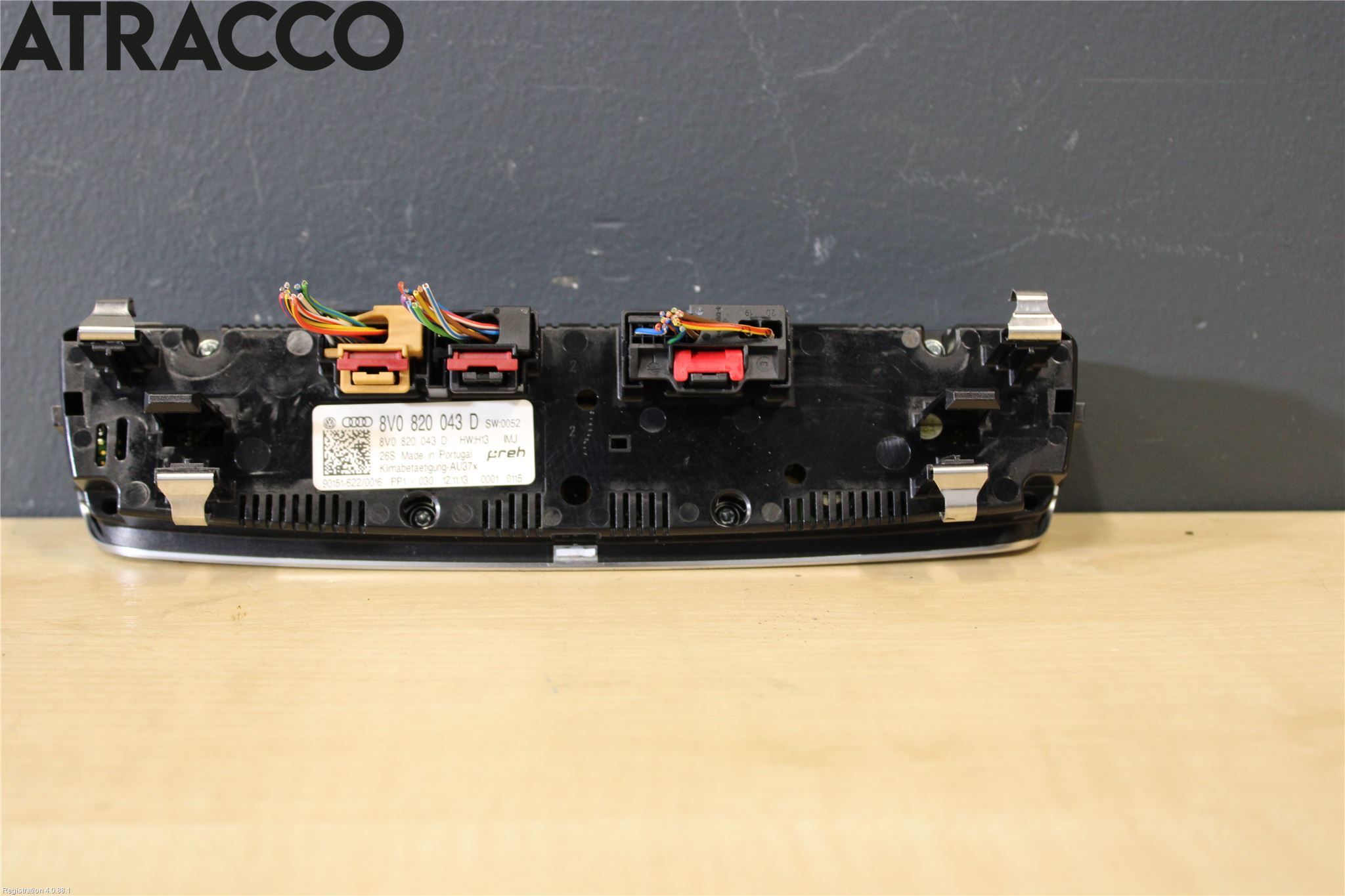 Audi A3/S3 05-13 Varmeapparat Panel(Regulering)