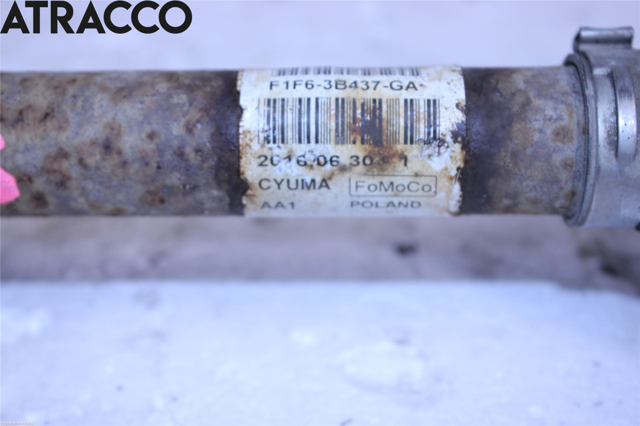 Ford GRAND C-MAX  11-14 Drivaksel Foran Kompl Venstre