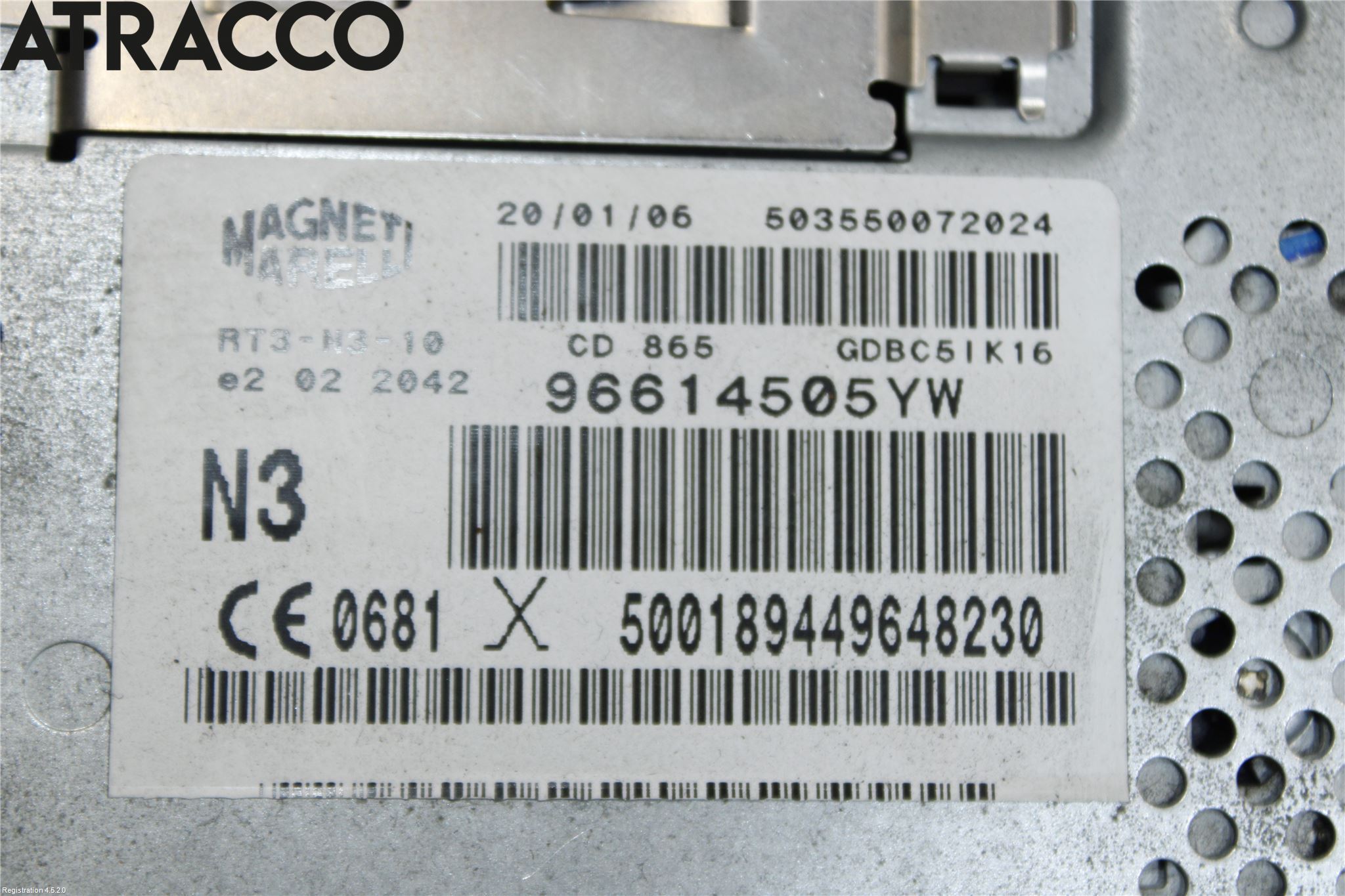 Peugeot 407 Stereo Radio Med Cd