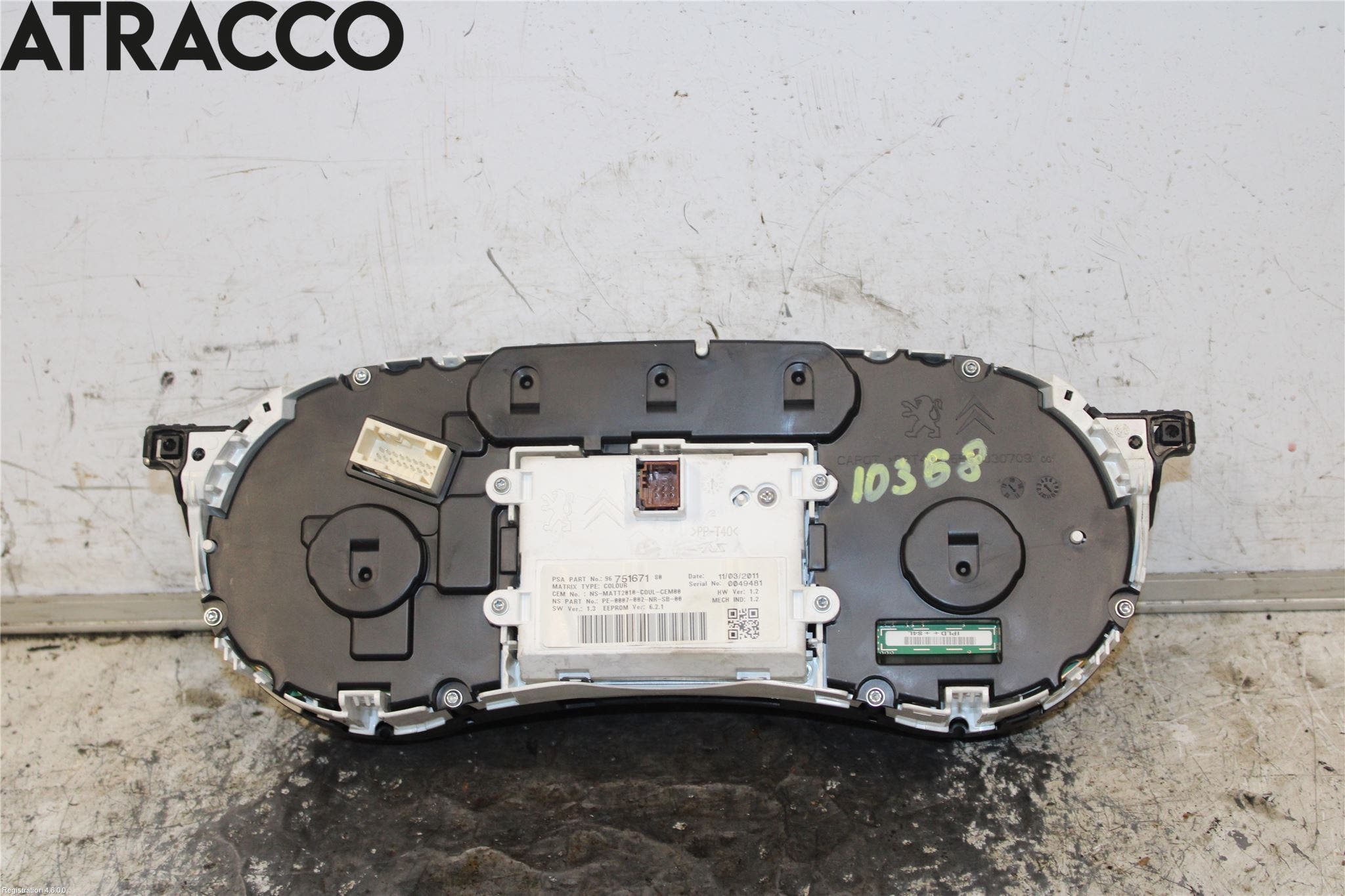 Peugeot 508 11-18 Instr Kombinert