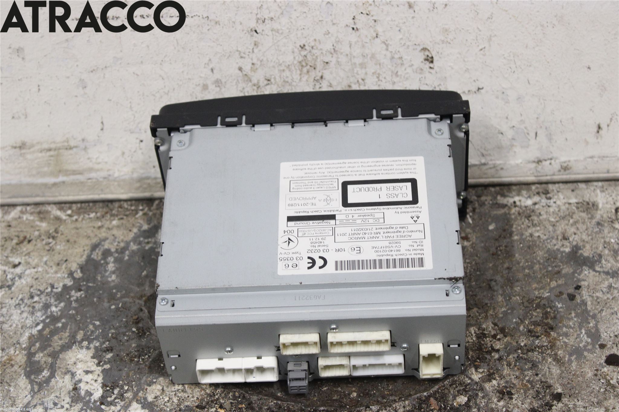 Toyota AURIS 10-12 Stereo Radio Med Cd