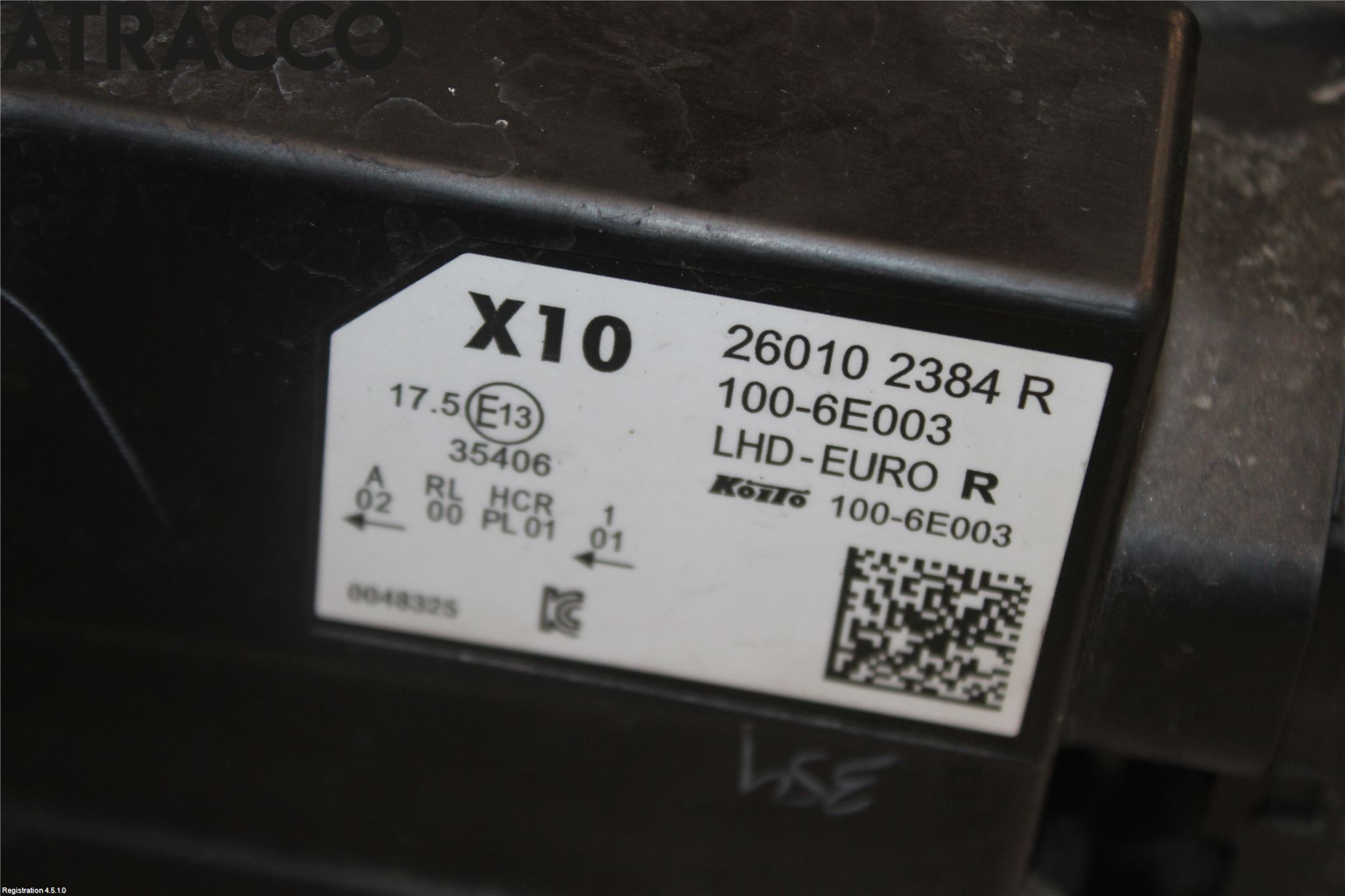 Renault ZOE/E-TECH 13- Frontlykt Høyre