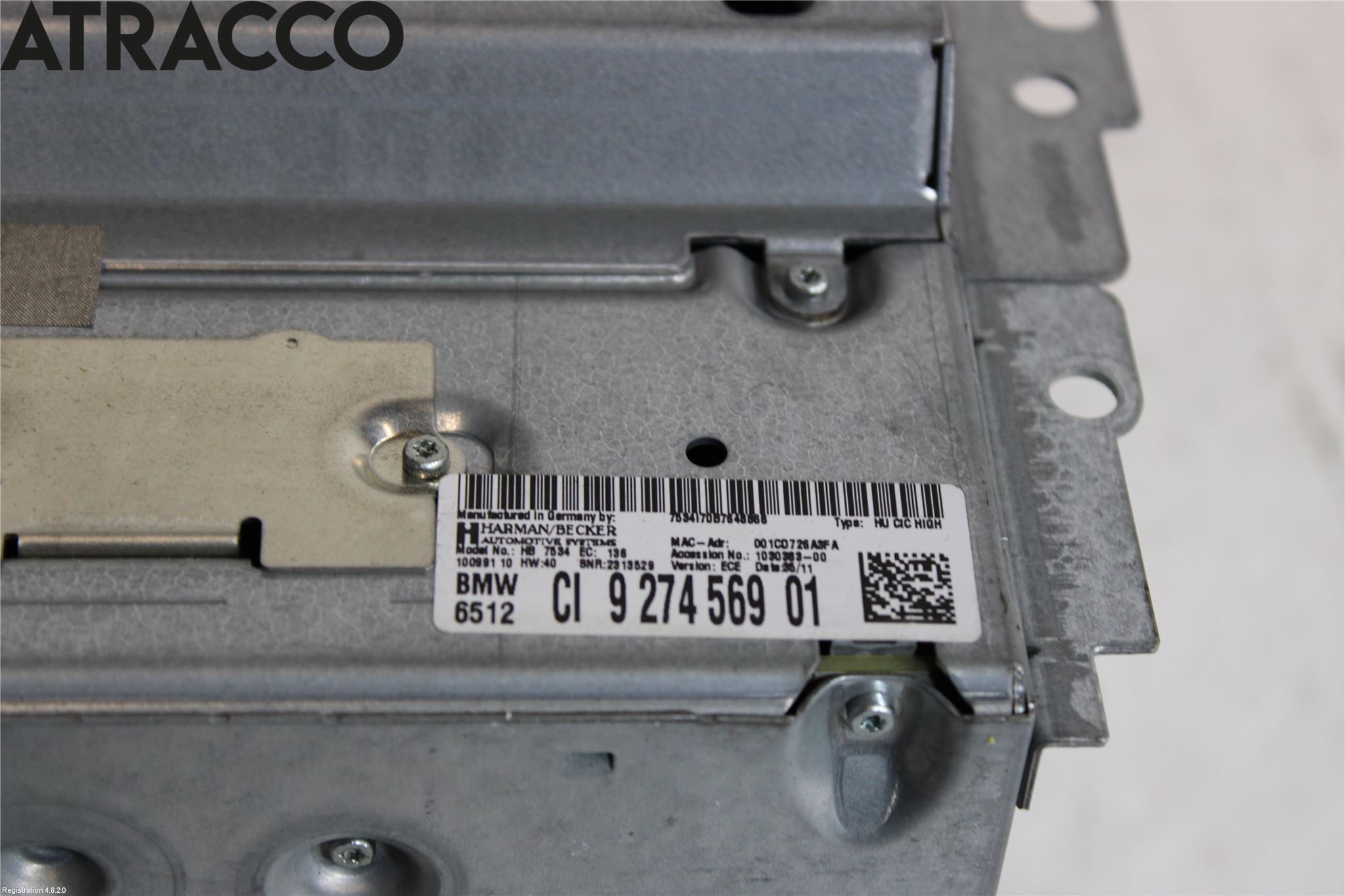 BMW 5 F10/F11/F18 09-17 Stereo Radio