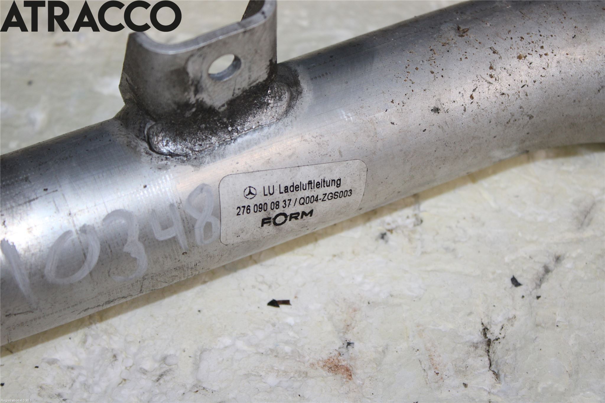 Mercedes-Benz MB GLC-KLASS (X253/C253) 15-22 Intercooler Rør-Slange