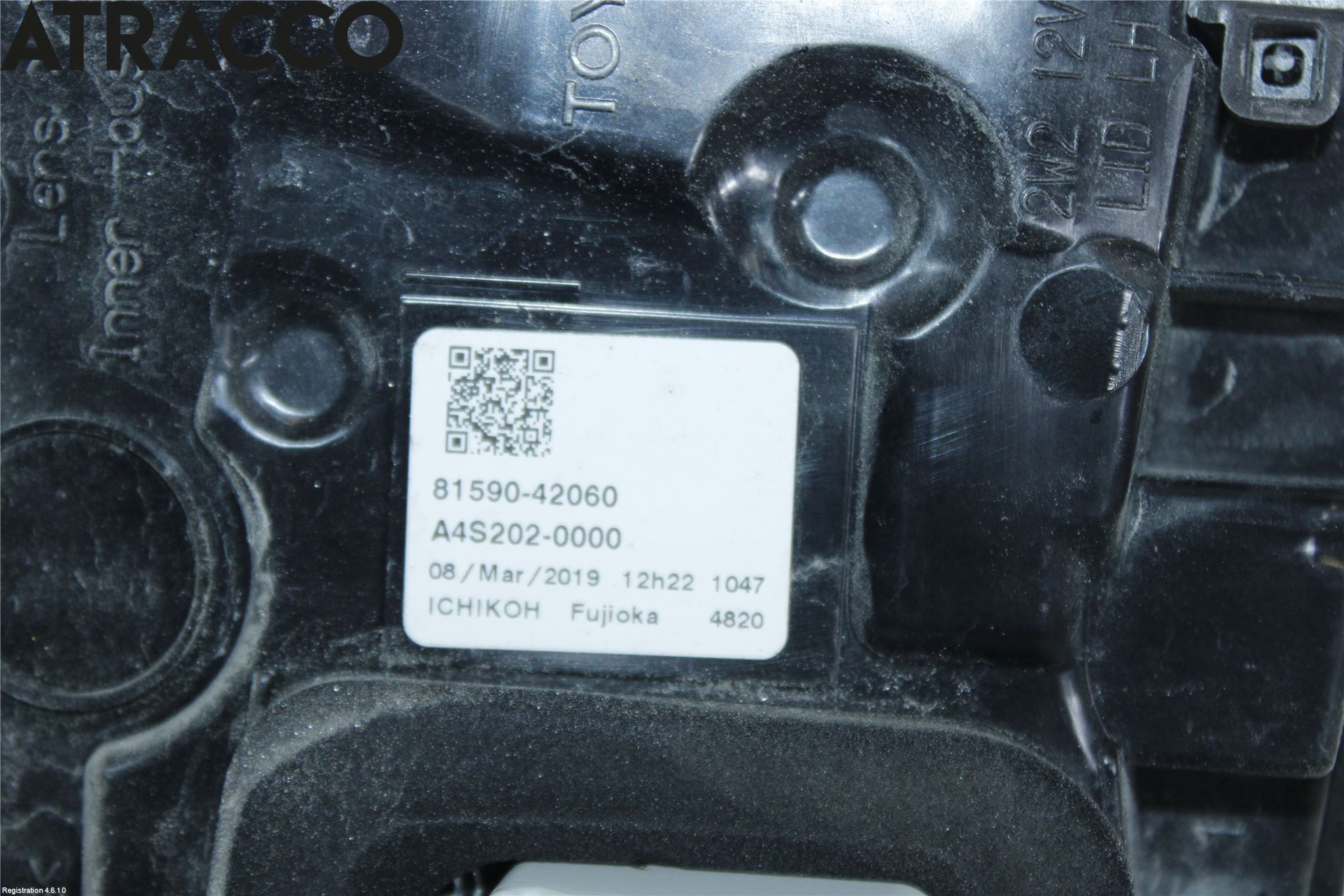 Toyota RAV4 19- Baklykt Venstre  På Luke(Indre